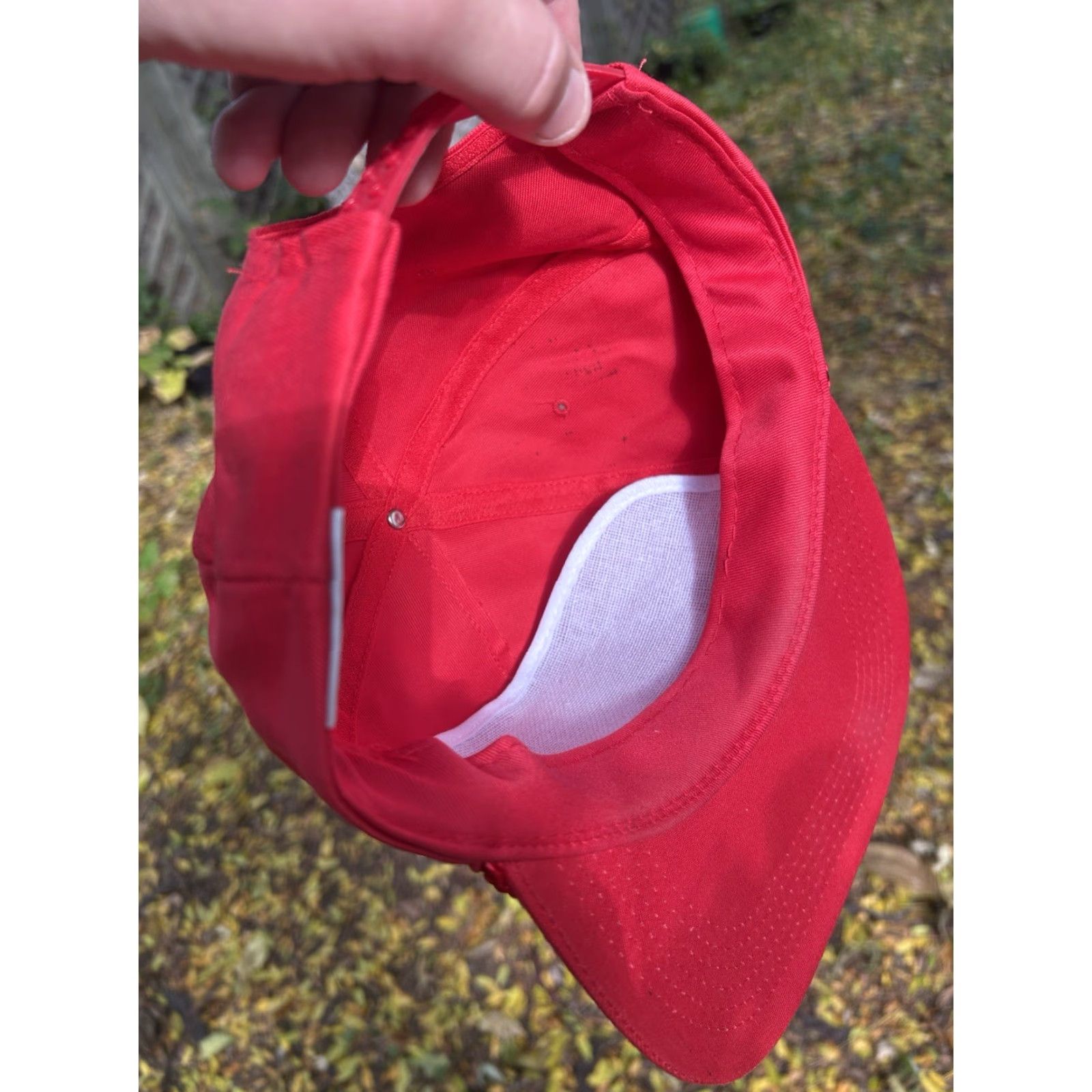 Vintage VINTAGE Unbranded SnapBack Hat Cap Men Adjustable Red Ken’s Redi Mix Concrete Truck Construction NOS Cap Hat Men Adjustable Red Size ONE SIZE - 6 Thumbnail