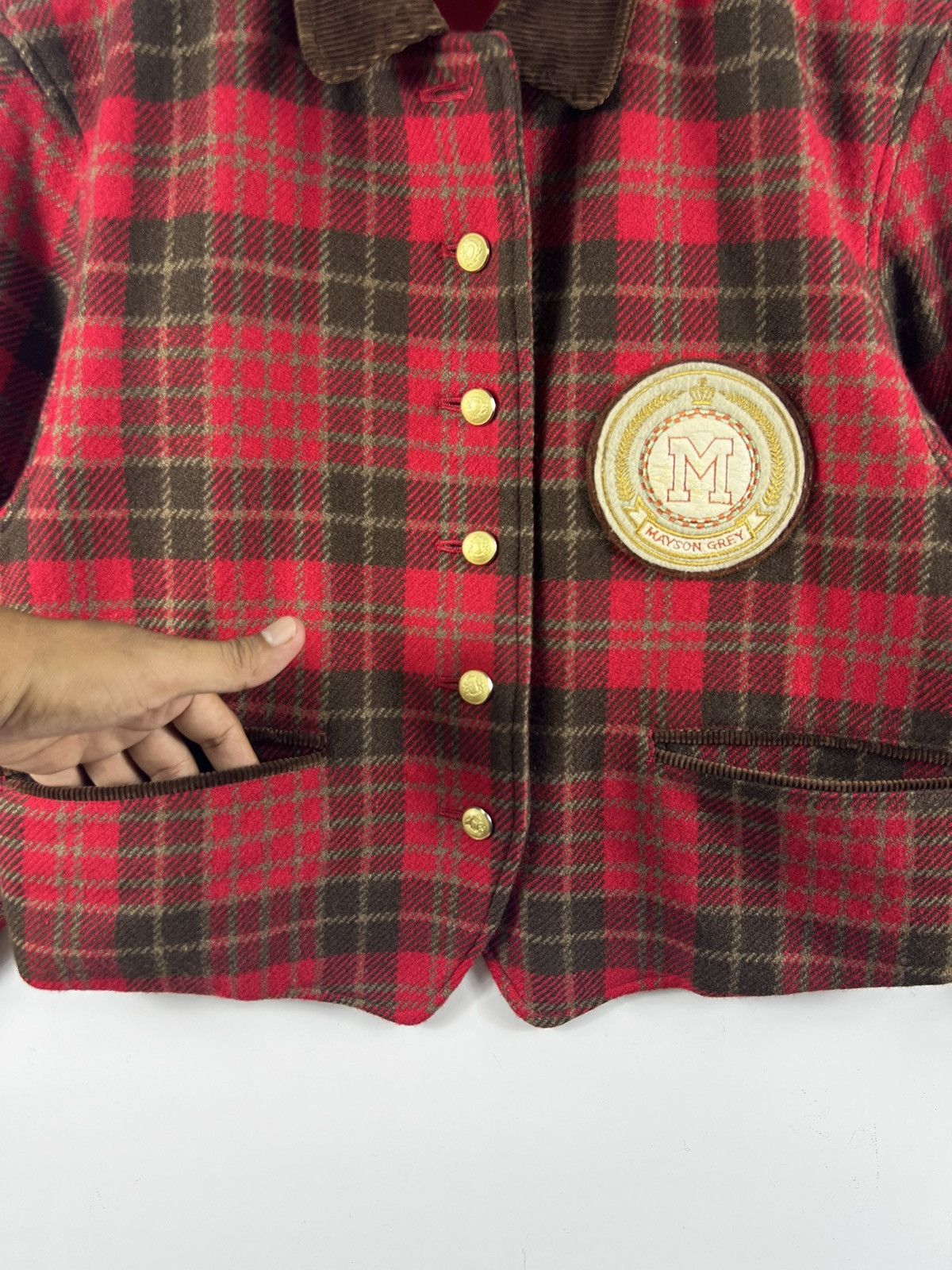 Other 🔥 BONDAGE TARTAN Nemeth inspired CROPPED JACKET Size L / US 10 / IT 46 - 4 Thumbnail