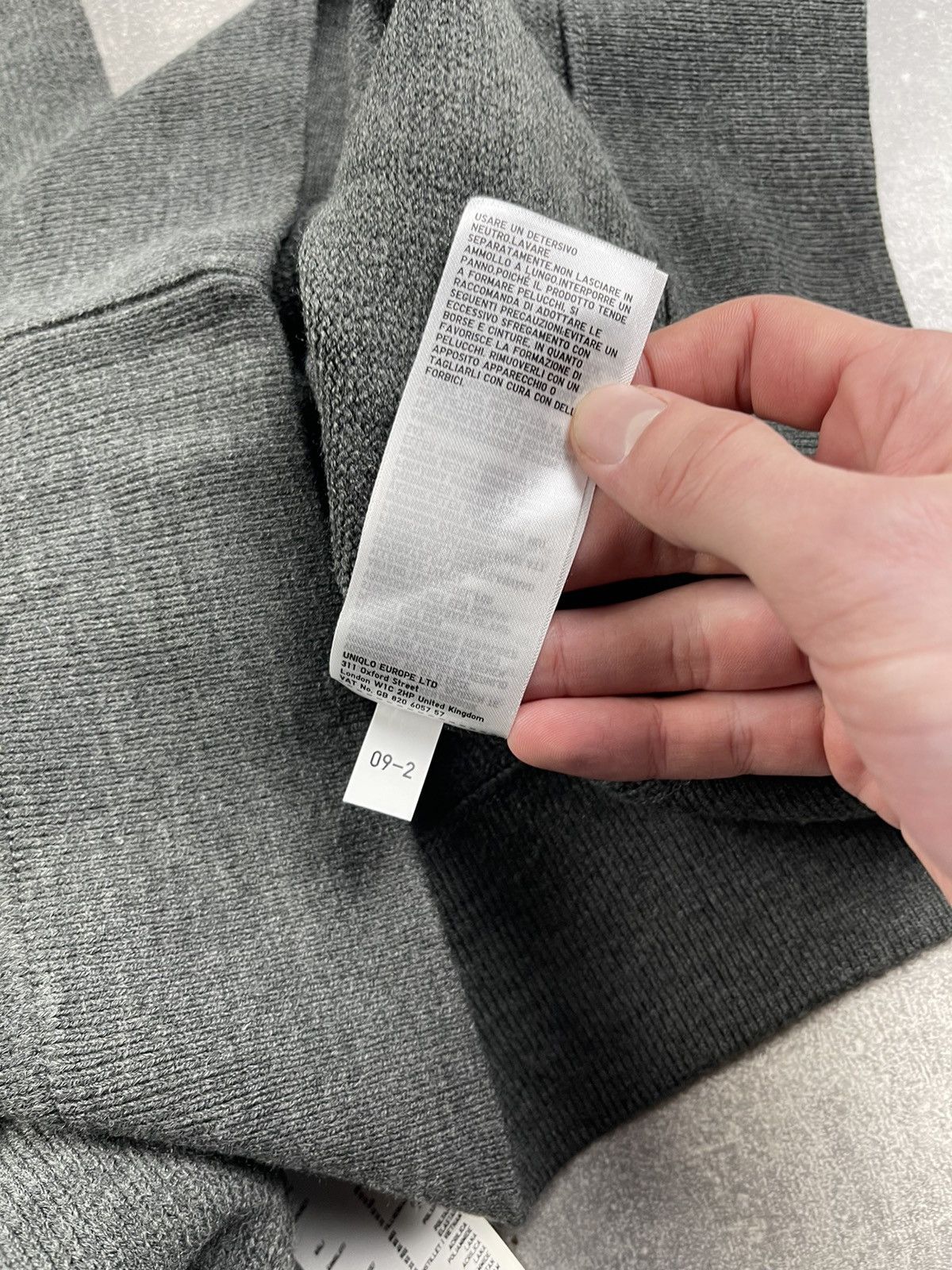 JW Anderson × Uniqlo Uniqlo x JW Anderson Half Zip Knit Sweater Gray Black Size US XL / EU 56 / 4 - 13 Thumbnail