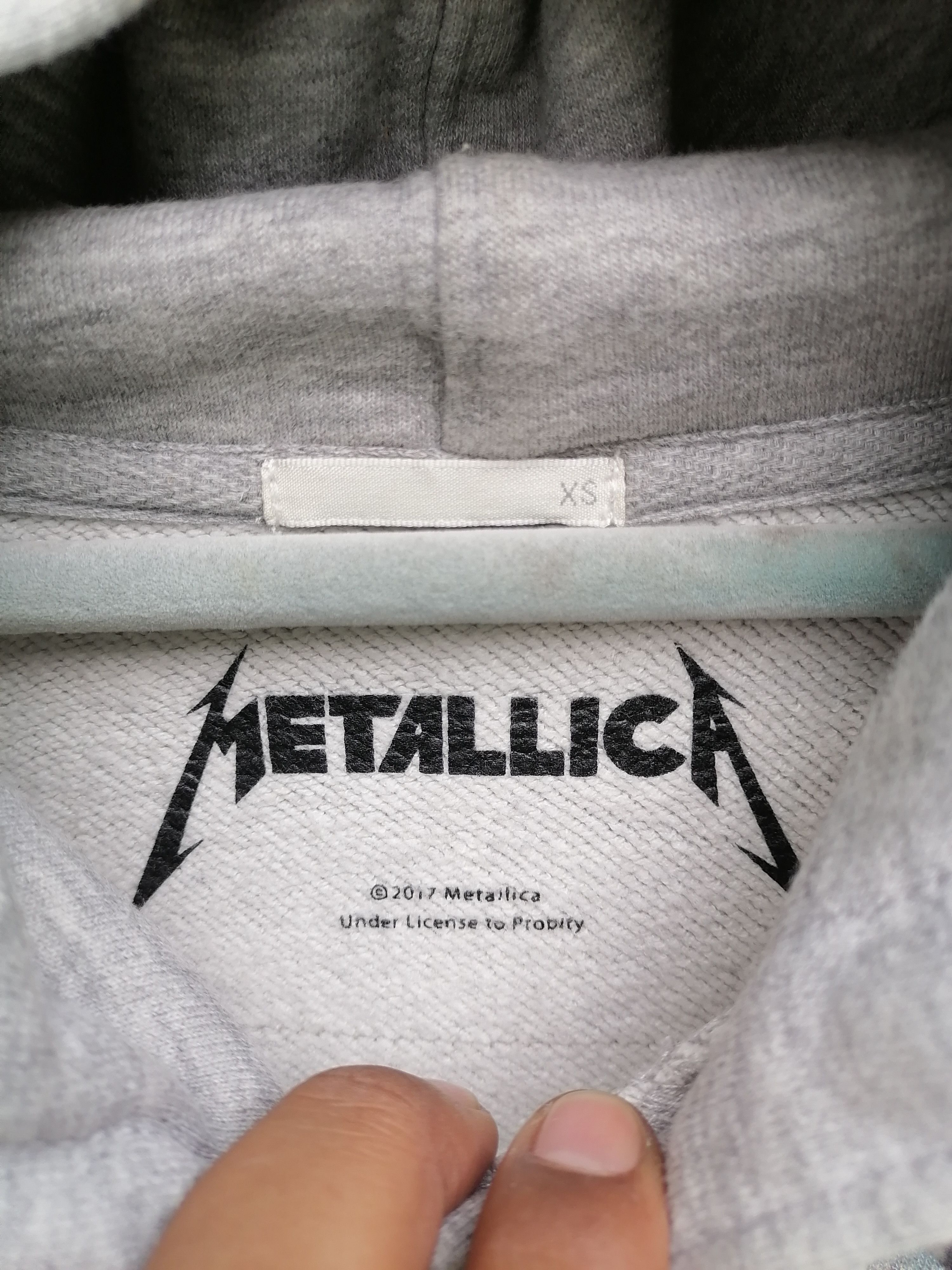 Band Tees × GU × Metallica ©2017 Metallica x Gu Under License Pushead Hoodies Size US S / EU 44-46 / 1 - 7 Thumbnail