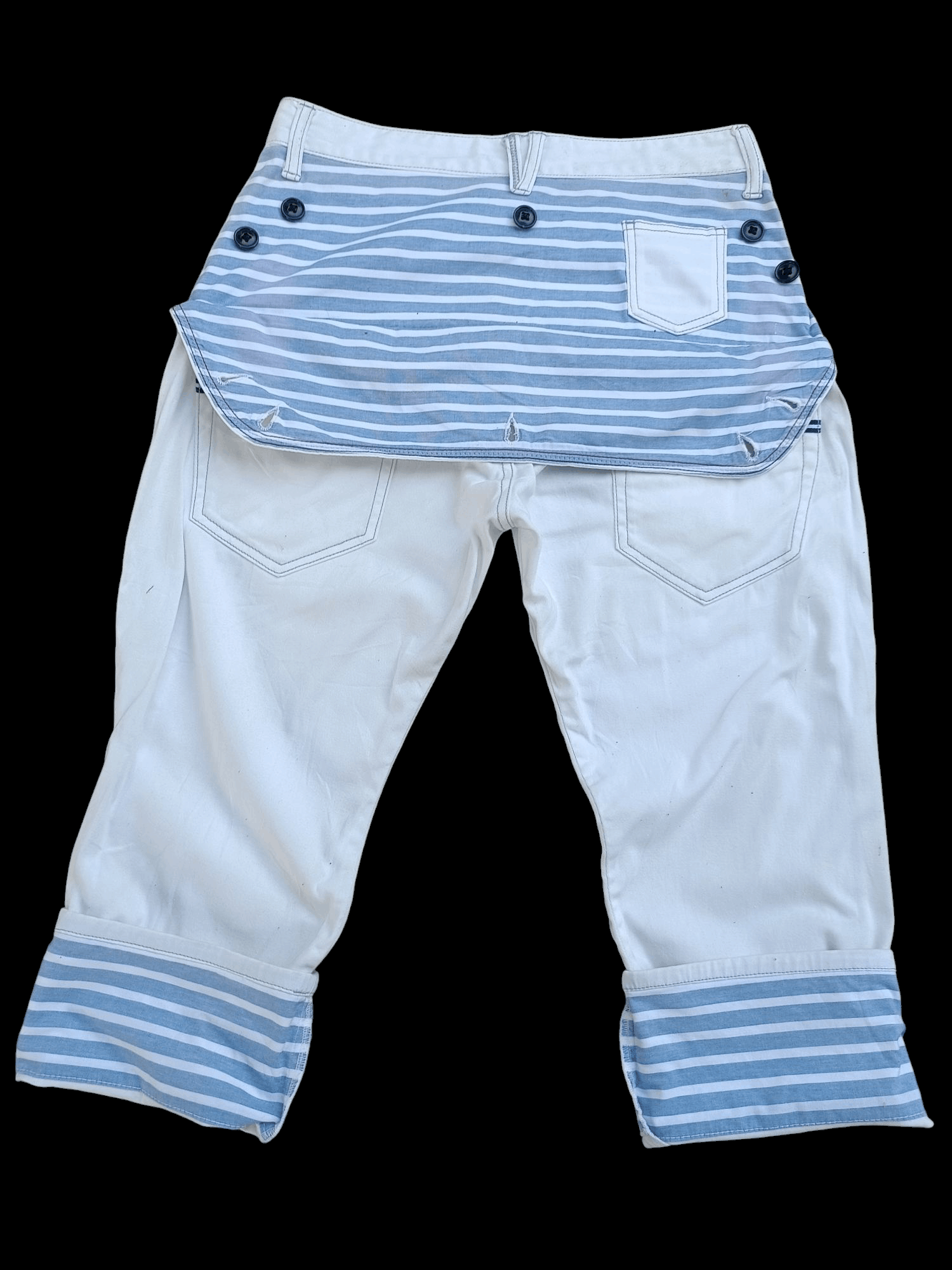 Japanese Brand SEMANTIC DESIGN 3Q PANT WITH BACK FLAP E238i Size US 30 / EU 46 - 6 Thumbnail