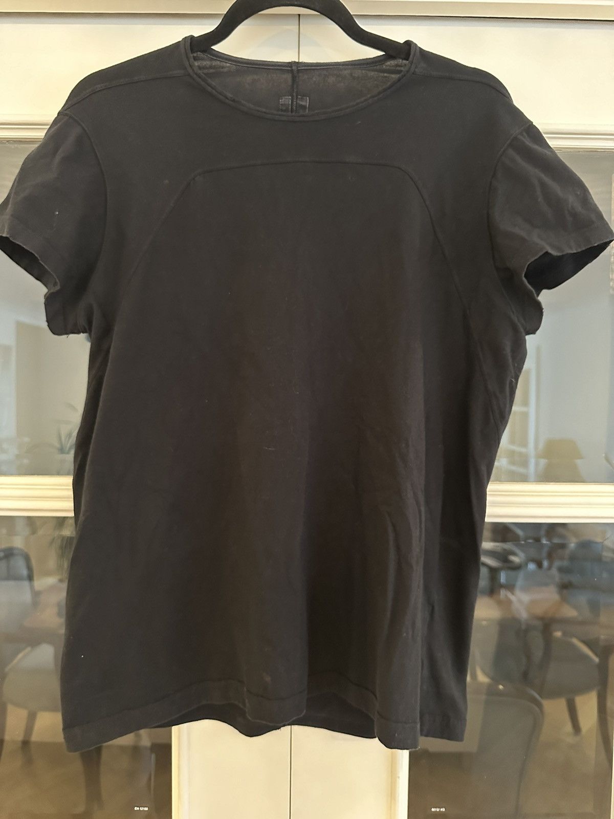 image of Rick Owens Drkshdw Rick Owens Dark Shadow Black T Shirt, Men's (Size Small)