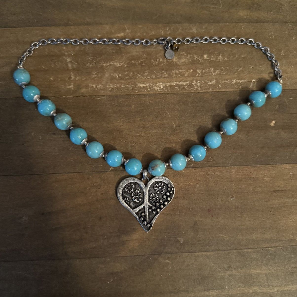 Liz Claiborne Axcess turquoise Healing and Compassion necklace & earrings Size ONE SIZE - 8 Thumbnail