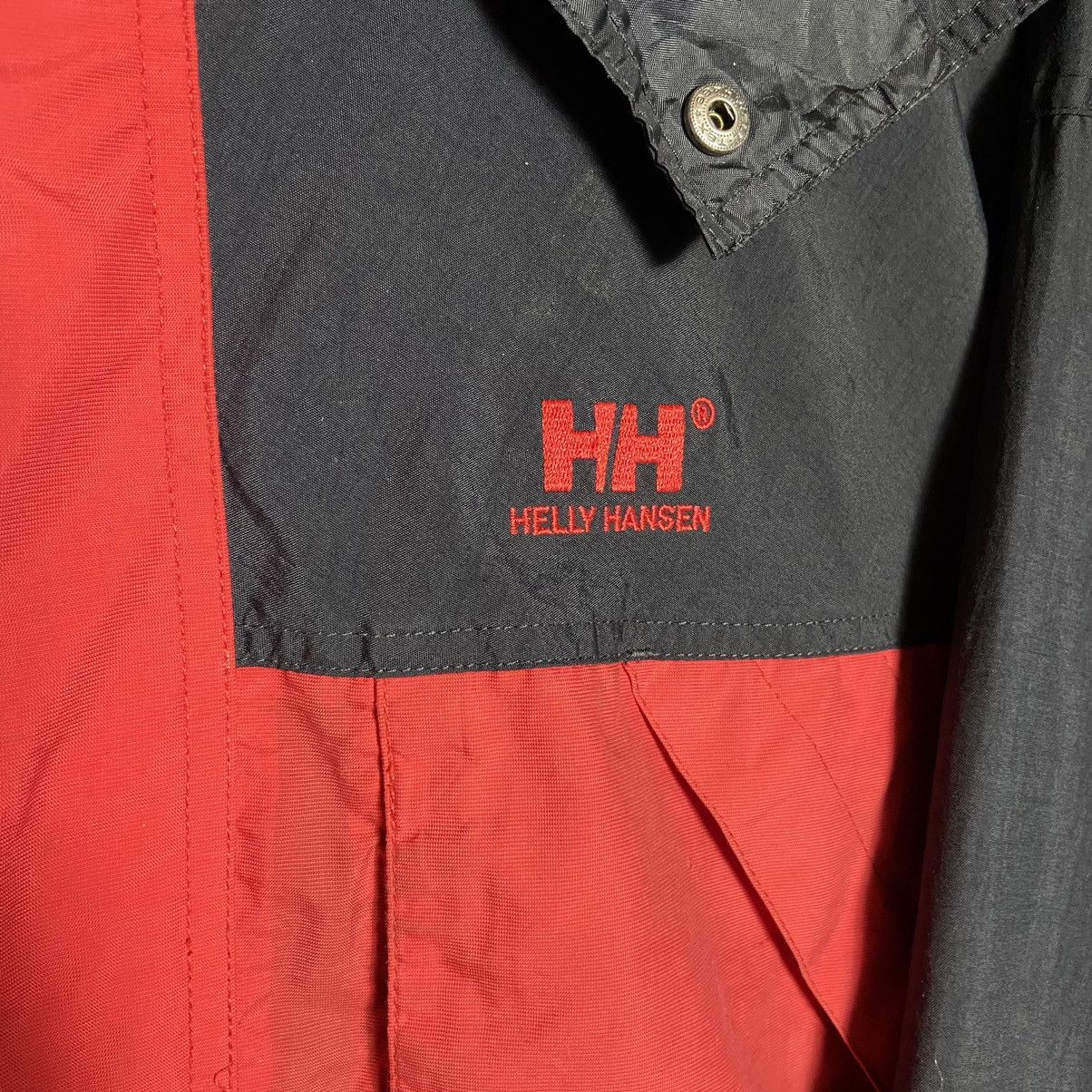 Helly Hansen × Vintage Vintage 90s Helly Hansen Full Zip Windbreaker Hoodie Jacket Size US L / EU 52-54 / 3 - 5 Thumbnail