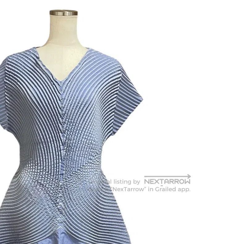 Issey Miyake Issey Miyake Annual Ring Swirl Shirt Dress Size M / US 6-8 / IT 42-44 - 3 Thumbnail