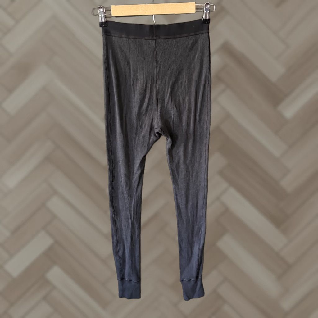 SKIMS Skims Womens Black Ribbed Baselayer Pants Pullon Size Small - Compression Activewear Pants S Black Womens Size 28" / US 6 / IT 42 - 1 Thumbnail