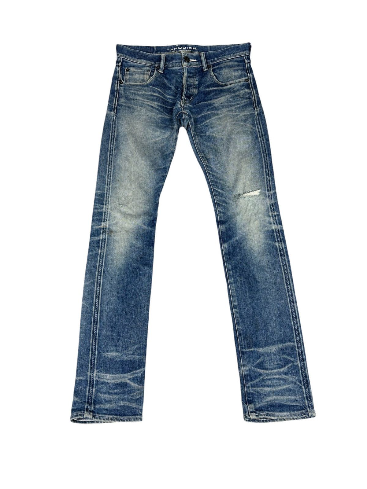 Vanquish Vanquish Ryo Ishikawa Faded Distressed Denim. S0366 Size US 31 - 1 Thumbnail