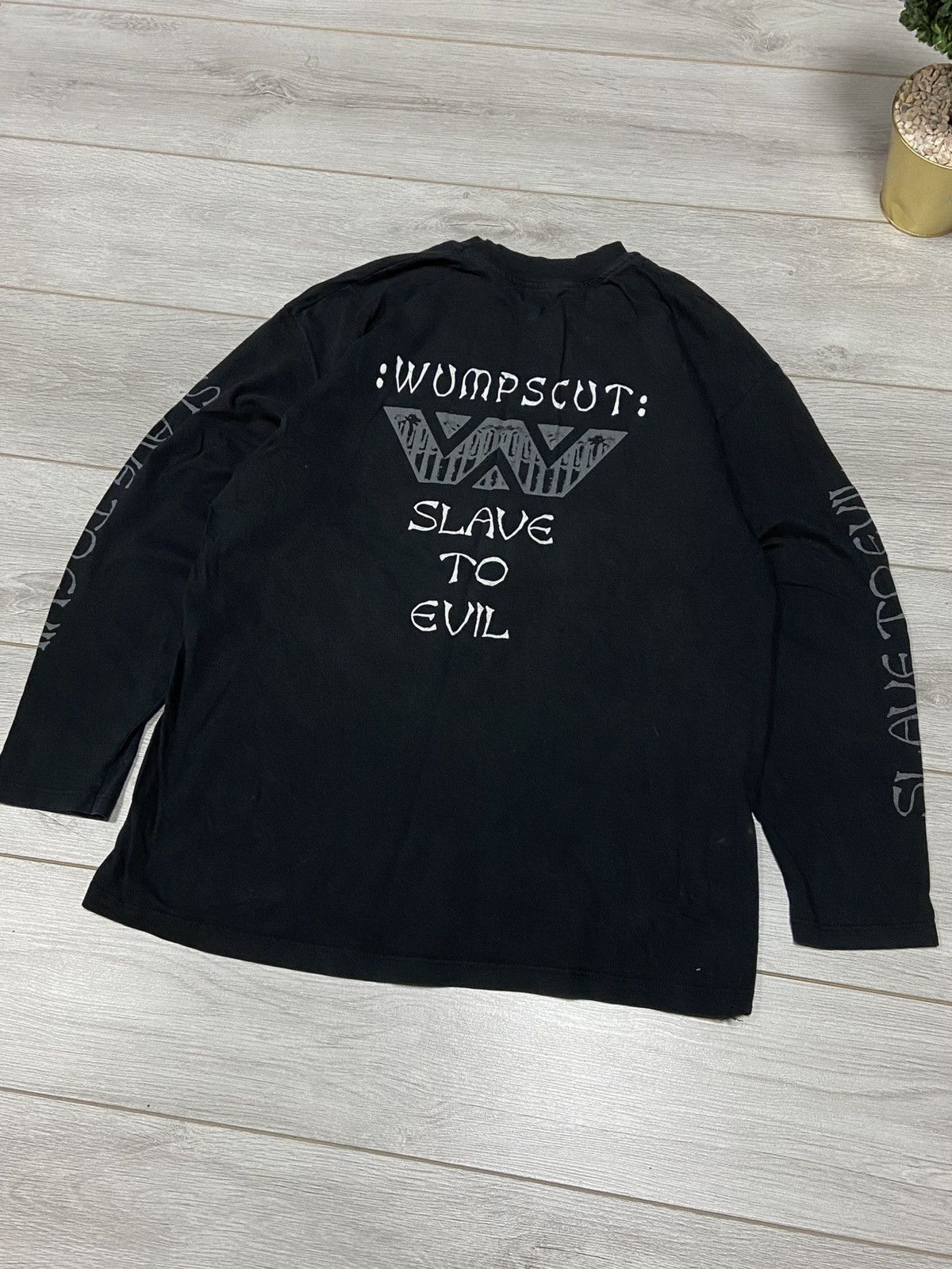 Band Tees Vintage Wumpscut Slave to Evil metal rock longsleeve 90’s Size US XL / EU 56 / 4 - 3 Thumbnail