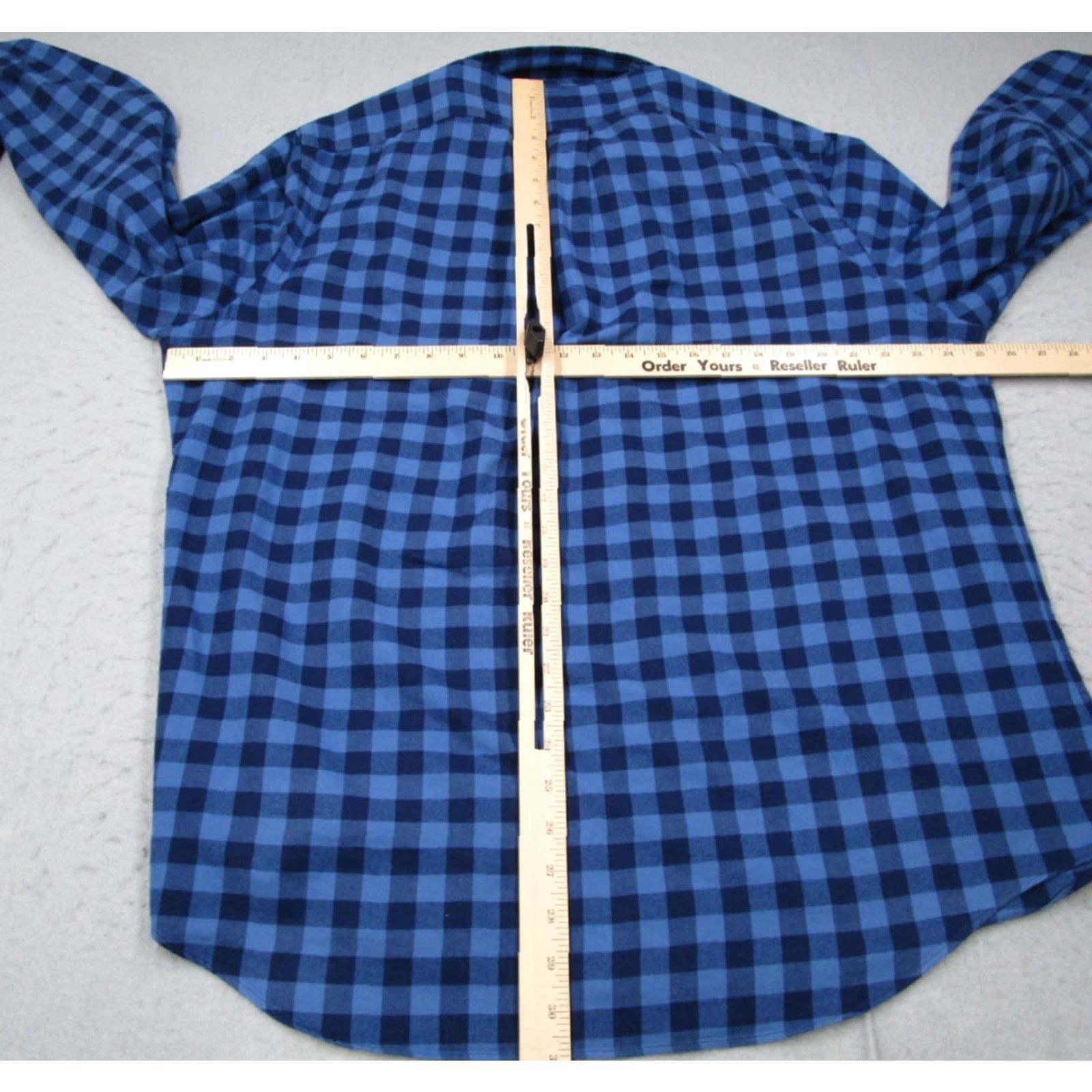 Ralph Lauren Ralph Lauren Shirt Mens XL Blue Flannel Button Up Performance Blue Pony Size US XL / EU 56 / 4 - 4 Thumbnail