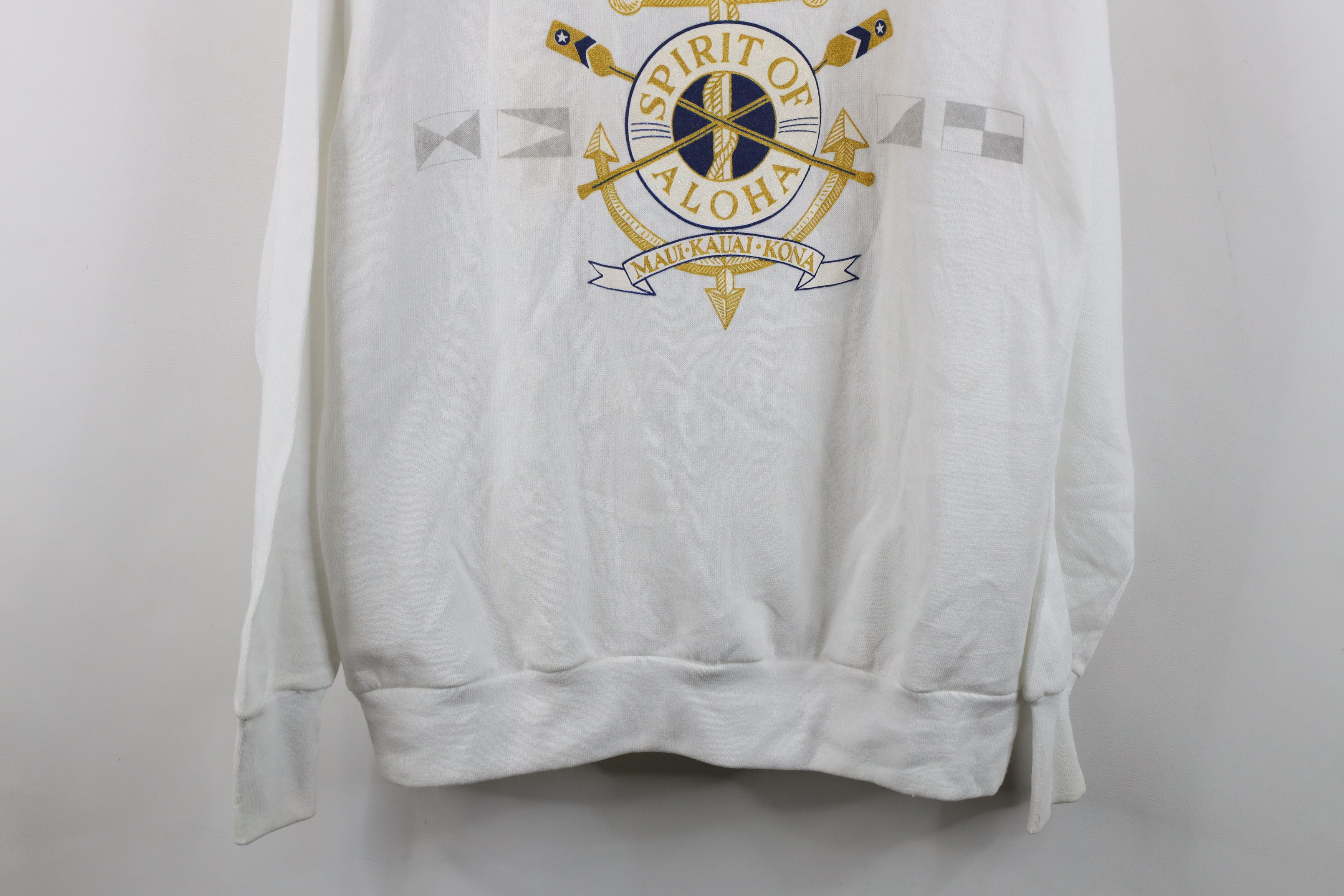 Vintage Vintage 90s Streetwear Spirit of Aloha Hawaii Sweatshirt USA Size US XL / EU 56 / 4 - 3 Thumbnail