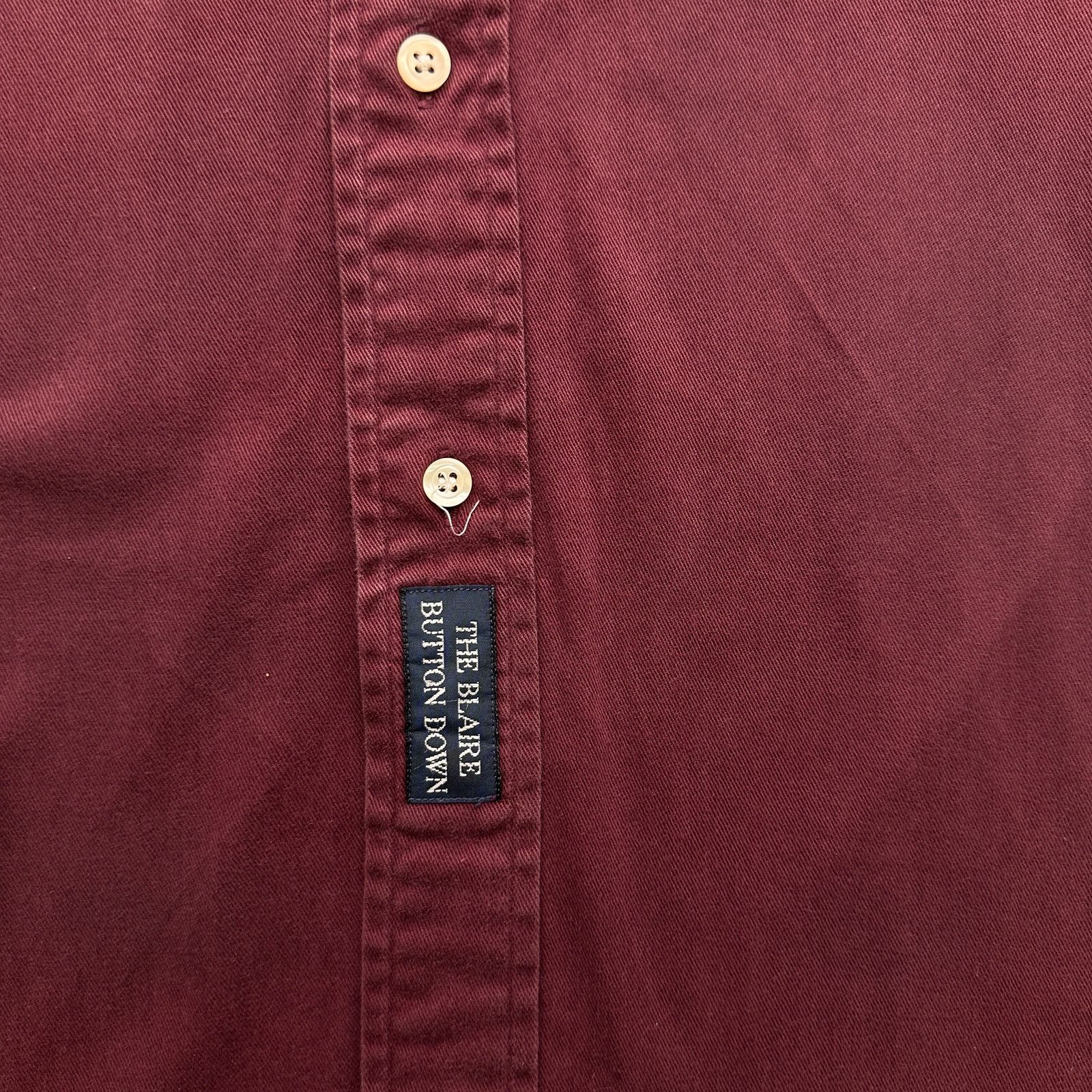 Ralph Lauren VTG Ralph Lauren The Blaire Button Down Red Shirt Mens XL Size US XL / EU 56 / 4 - 6 Thumbnail