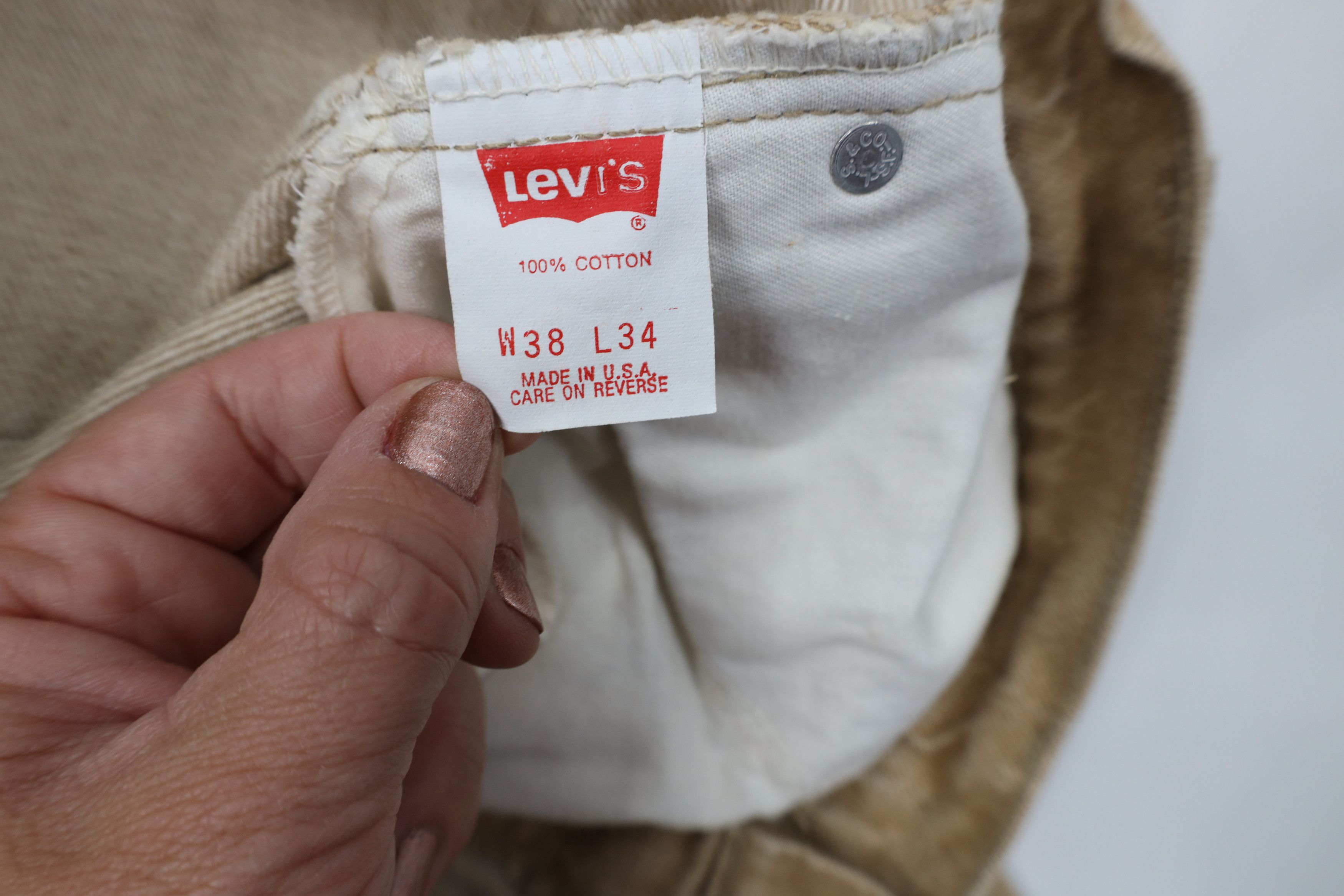 Levi's Deadstock Vintage 80s Levis 505 Orange Leg Jeans USA Size US 36 / EU 52 - 8 Thumbnail