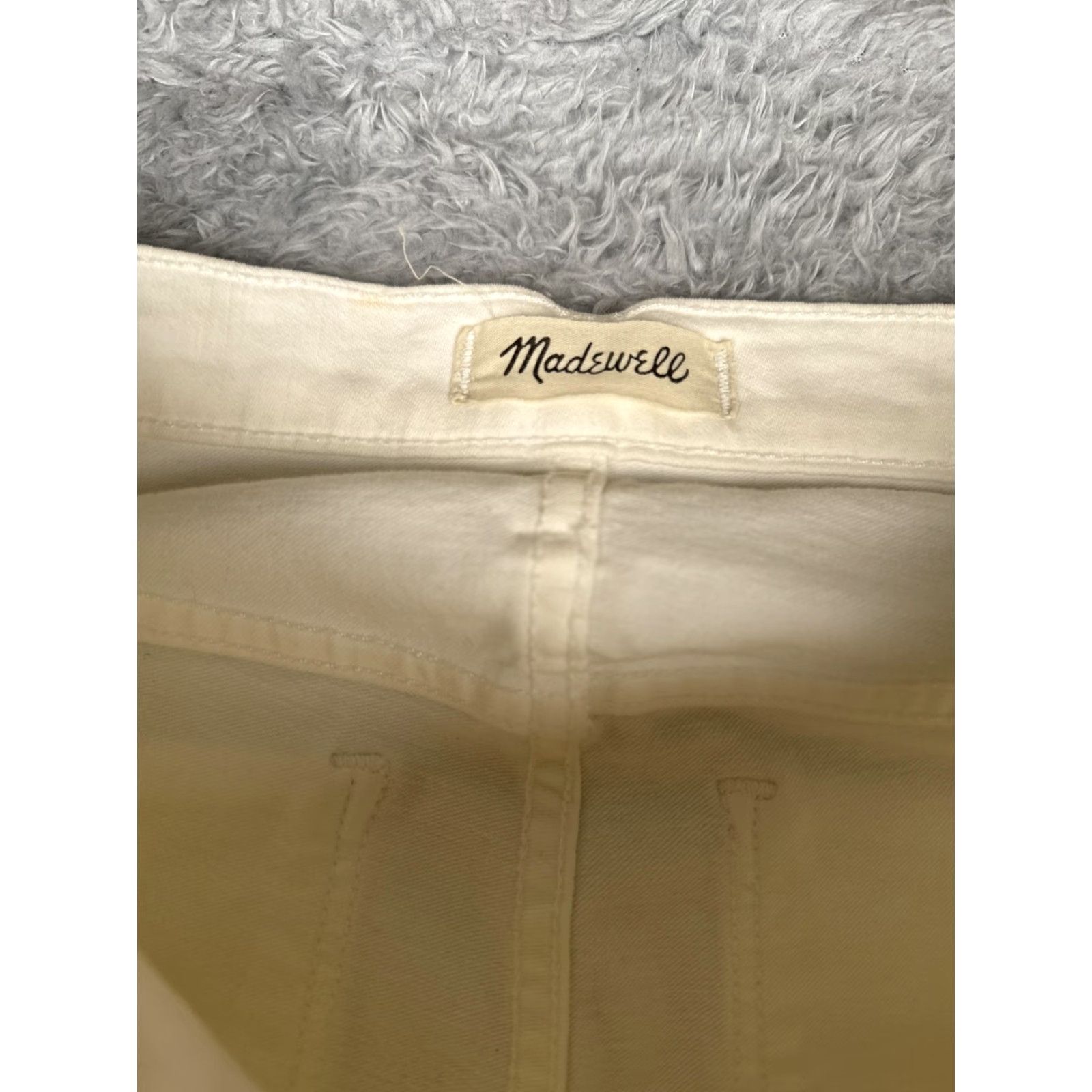 Madewell Madewell Jeans Womens 26x28 White 9 Inch High Rise Skinny Stretch Denim Pants Size 26" / US 2 / IT 38 - 6 Thumbnail