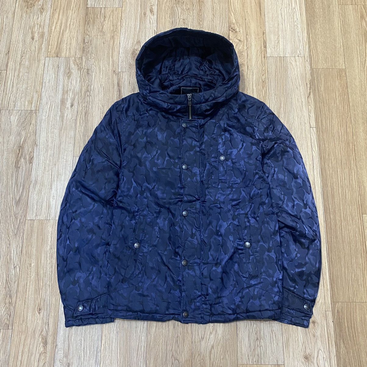 Issey Miyake 2000s Tete Homme By Issey Miyake Camo Parka Jacket Size US M / EU 48-50 / 2 - 1 Thumbnail