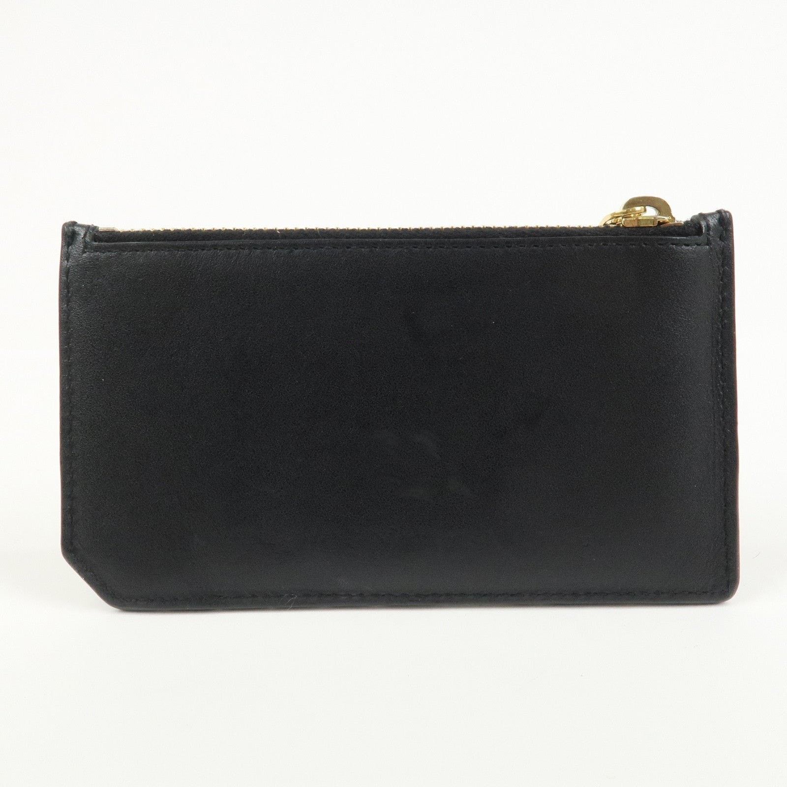 Saint Laurent Paris Saint Laurent Calfskin Card Holder Black Size ONE SIZE - 2 Thumbnail