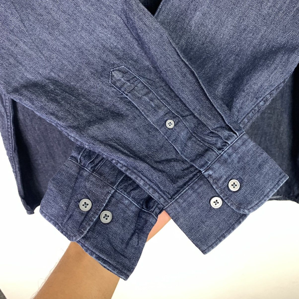 Uniqlo Uniqlo Denim long sleeve Jacket Size US XL / EU 56 / 4 - 7 Thumbnail
