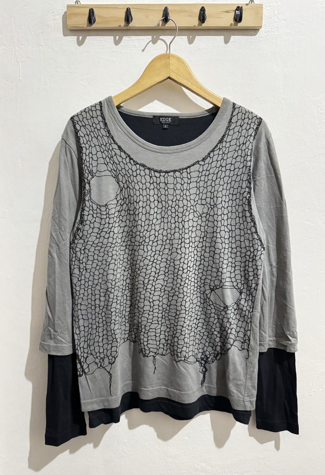 14th Addiction × Hysteric Glamour × If Six Was Nine Y2k Edge rupert mesh 2 layer ifsixwasnine long sleeve Size US L / EU 52-54 / 3 - 1 Thumbnail
