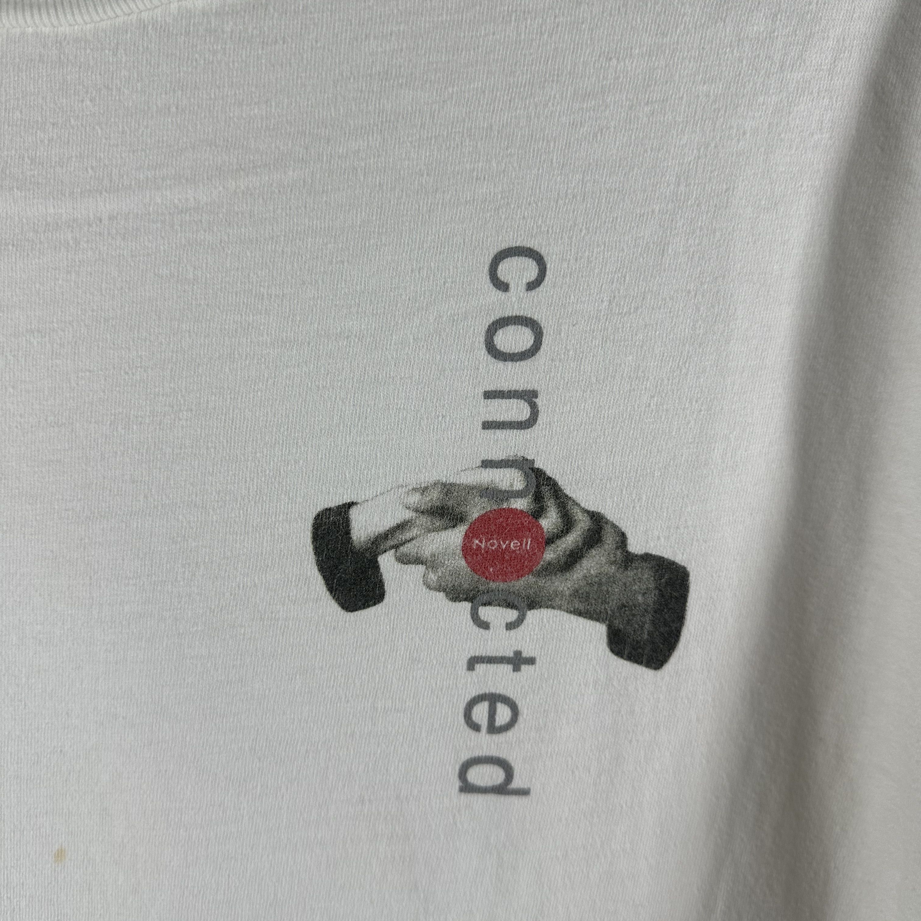 Vintage Vintage 90s Novell Connected Groupwise Single Stitch T-Shirt Size US XL / EU 56 / 4 - 3 Thumbnail