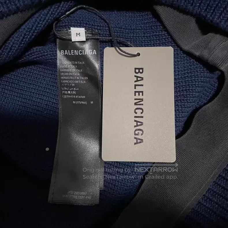 Balenciaga Balenciaga Three-in-one shirt with hoodie sweater Size US M / EU 48-50 / 2 - 5 Thumbnail