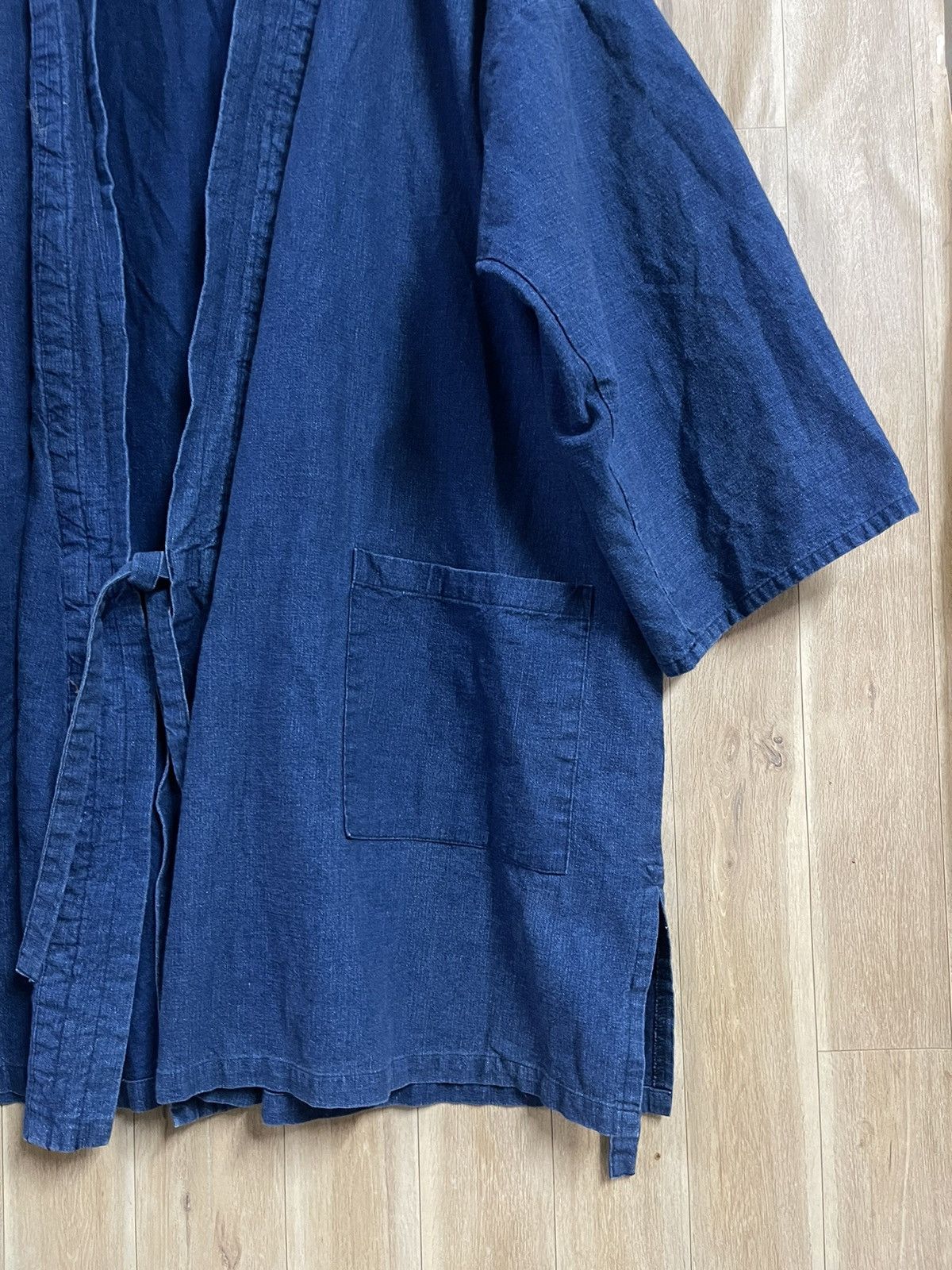 Indigo × Japanese Brand Vintage Kimono Indigo Fabric Japan L Kapital Insipired Rare Size US L / EU 52-54 / 3 - 4 Thumbnail