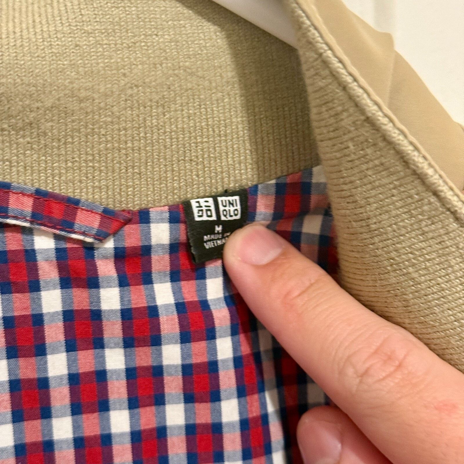 Uniqlo Uniqlo Mens Jacket Plaid Inside Tan Jacket | Great Condition Size US M / EU 48-50 / 2 - 3 Thumbnail
