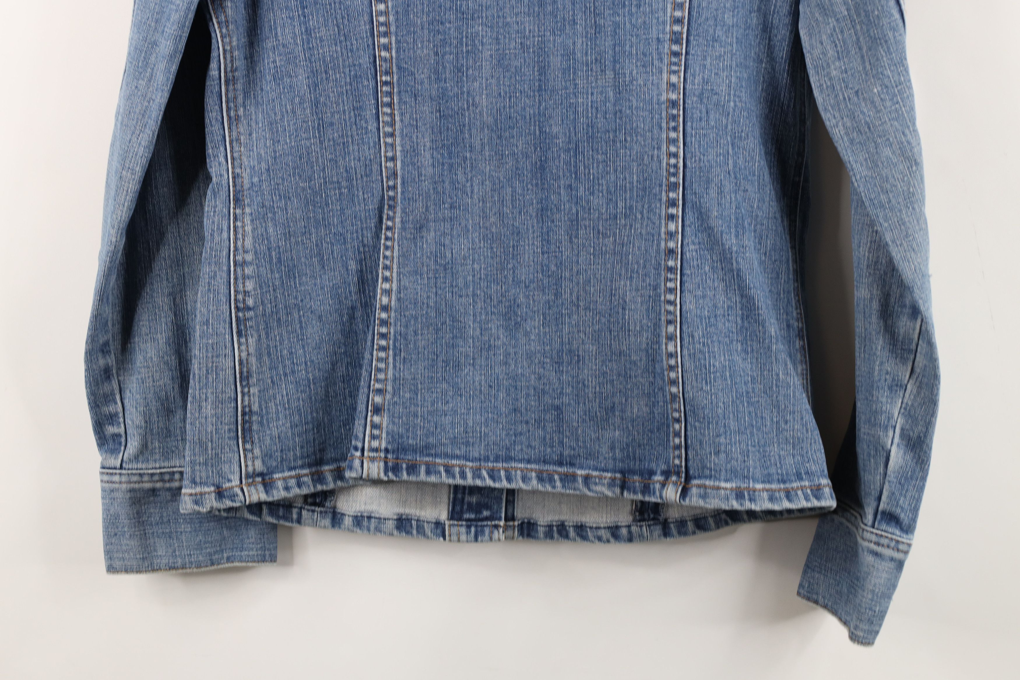 Gap Vintage Y2K 2003 Gap Stretch Western Denim Jean Jacket Size S / US 4 / IT 40 - 15 Thumbnail