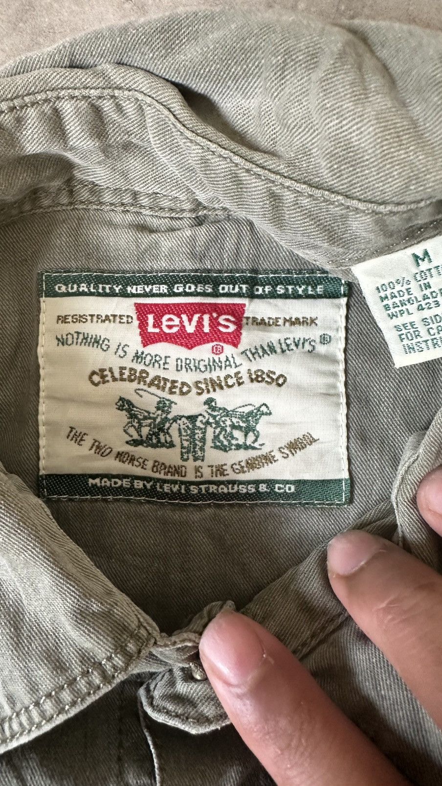 Levi's Vintage Clothing VINTAGE LEVIS 90S WORK WEAR Size US M / EU 48-50 / 2 - 7 Thumbnail