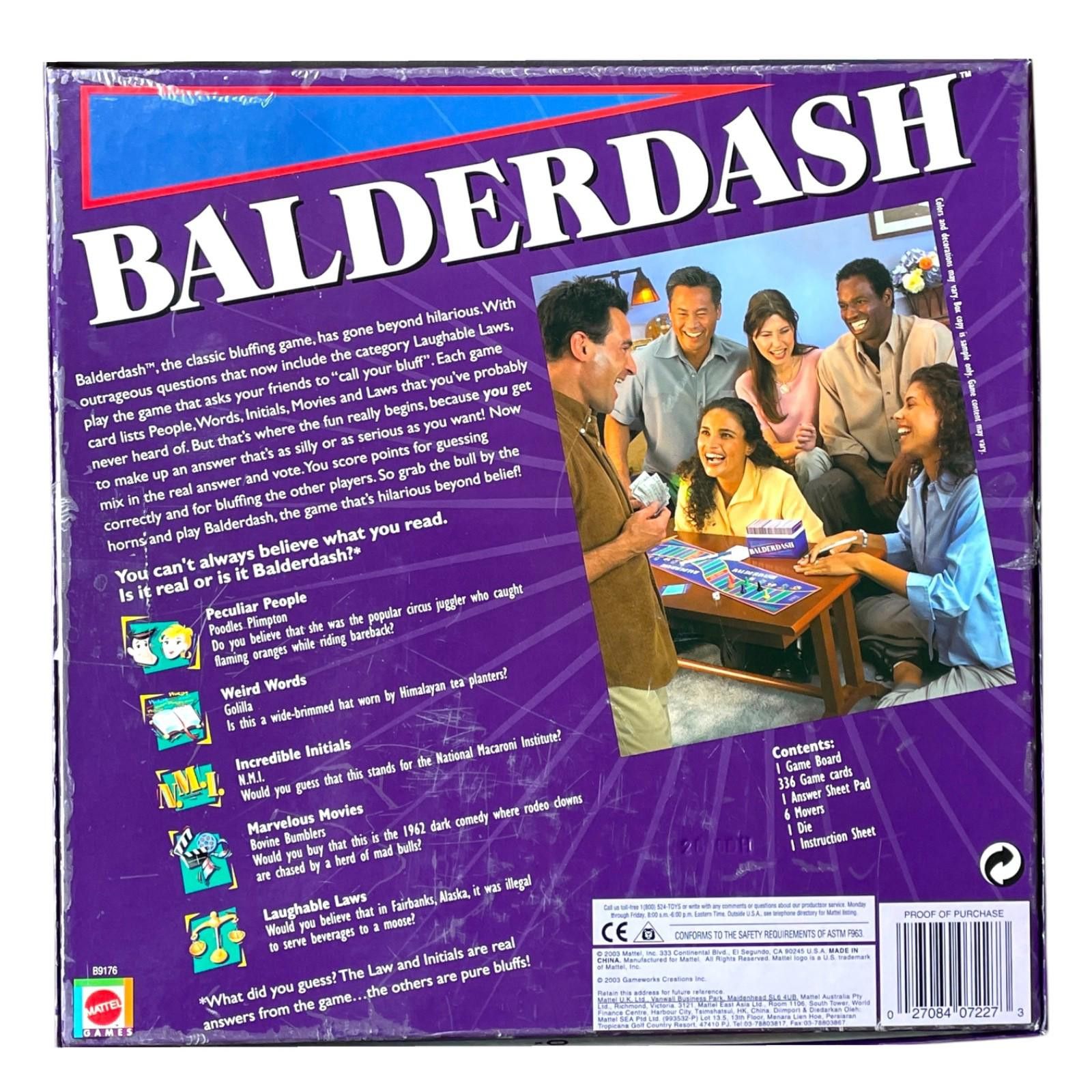 Other 2003 Balderdash Board Game New Open Box Mattel Size ONE SIZE - 2 Thumbnail