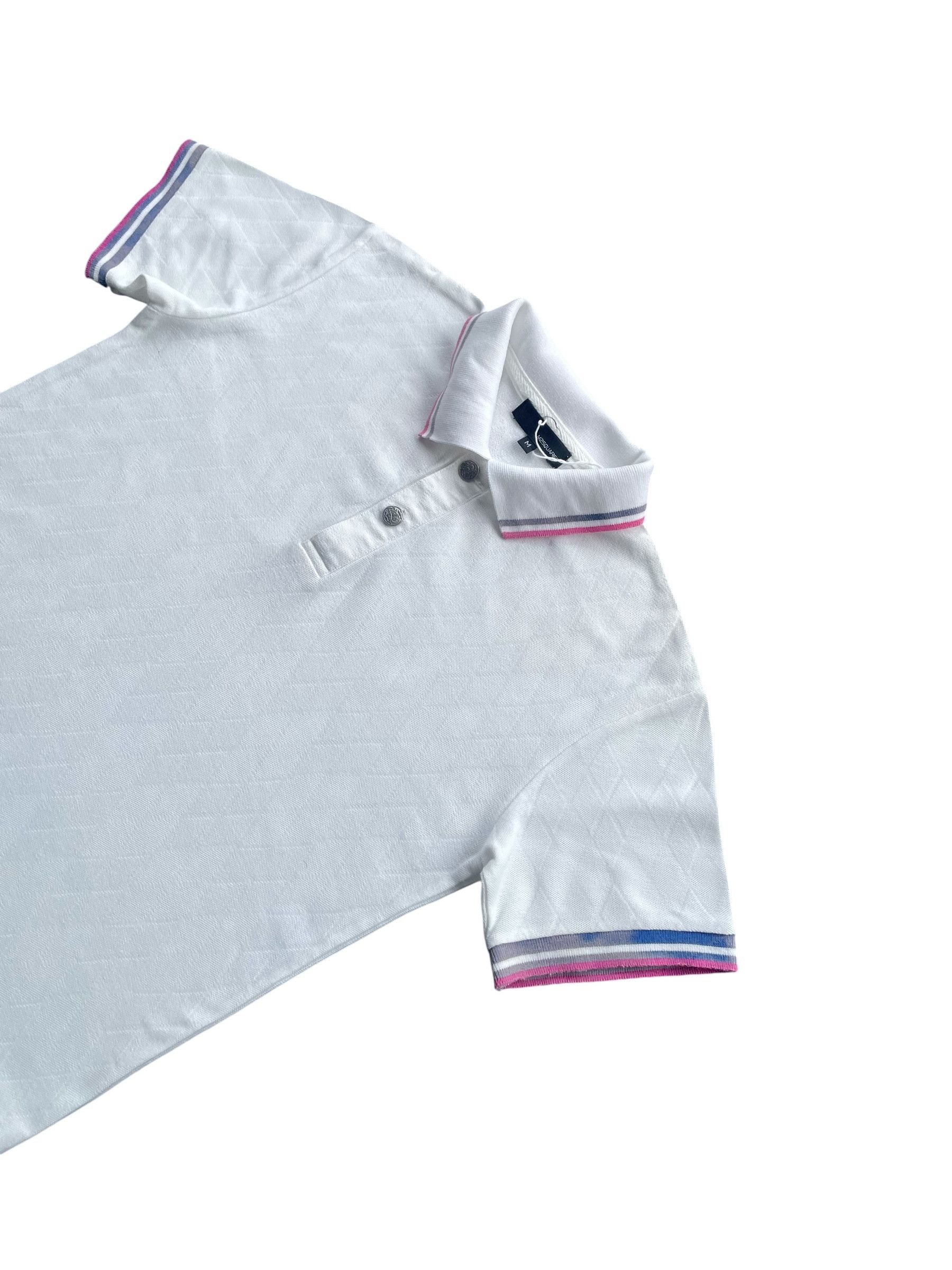 Dsquared2 M2squared Diamond Design Twin Trapped Polo Size US M / EU 48-50 / 2 - 3 Thumbnail
