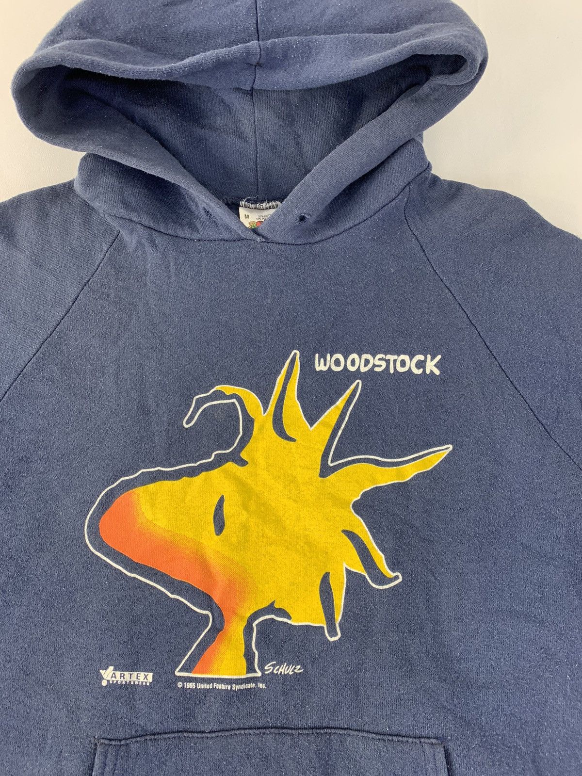 Fruit Of The Loom USA 90s Snoopy Peanuts Woodstock Pull Over Hoodies Size US M / EU 48-50 / 2 - 3 Thumbnail