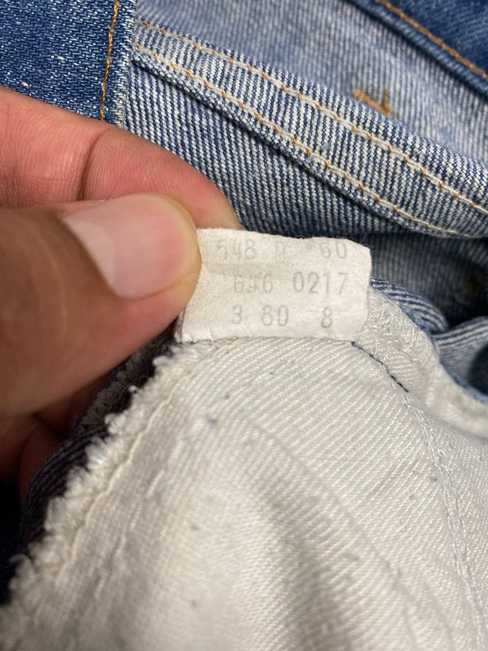 Levi's vintage 70s/80s levis 646 orange tab bootcut flare denim Size US 34 / EU 50 - 13 Thumbnail