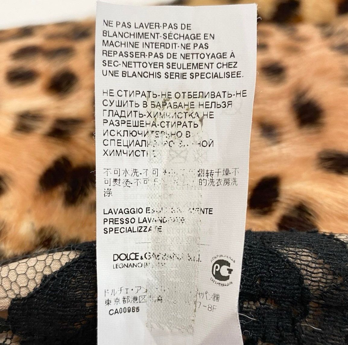 Dolce & Gabbana Dolce & Gabbana Goat Fur Coat Leopard Print Coat Size US S / EU 44-46 / 1 - 6 Thumbnail