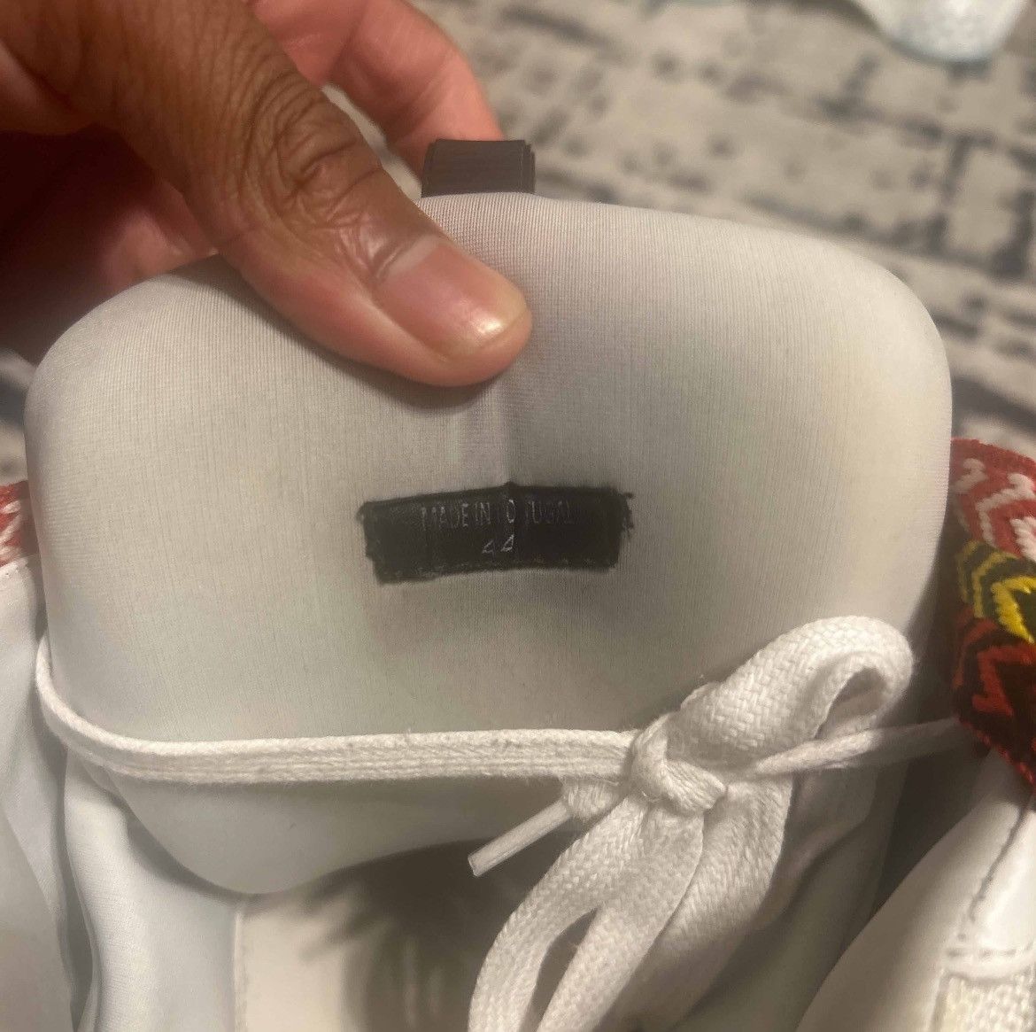 Lanvin Lanvin Curb White & Grey leather Size US 11 / EU 44 - 10 Thumbnail