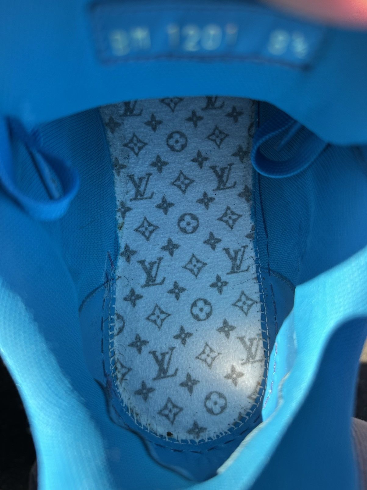 Louis Vuitton Louis Vuitton Trainer Purple Teal Metallic Size US 9.5 / EU 42-43 - 9 Thumbnail