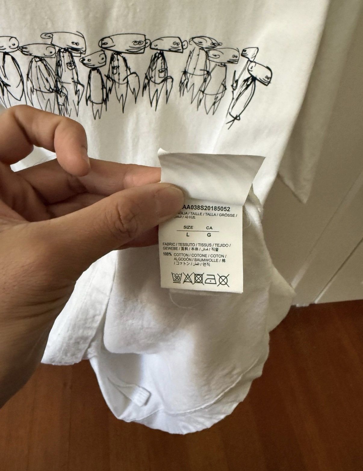Futura × Off-White Off-White Virgil Abloh Off-White x Futura Atoms Over T-Shirt Size US L / EU 52-54 / 3 - 4 Thumbnail