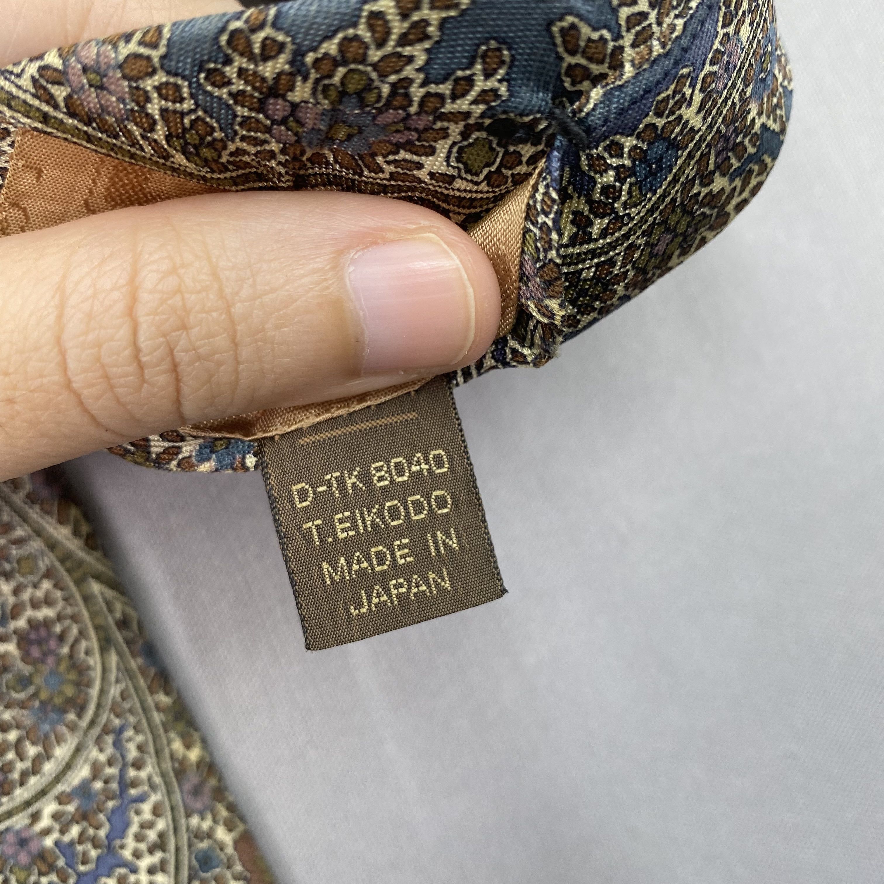 Lancel Vintage Lancel SILK Necktie Cravate Pure Silk Neck Tie Size ONE SIZE - 7 Thumbnail