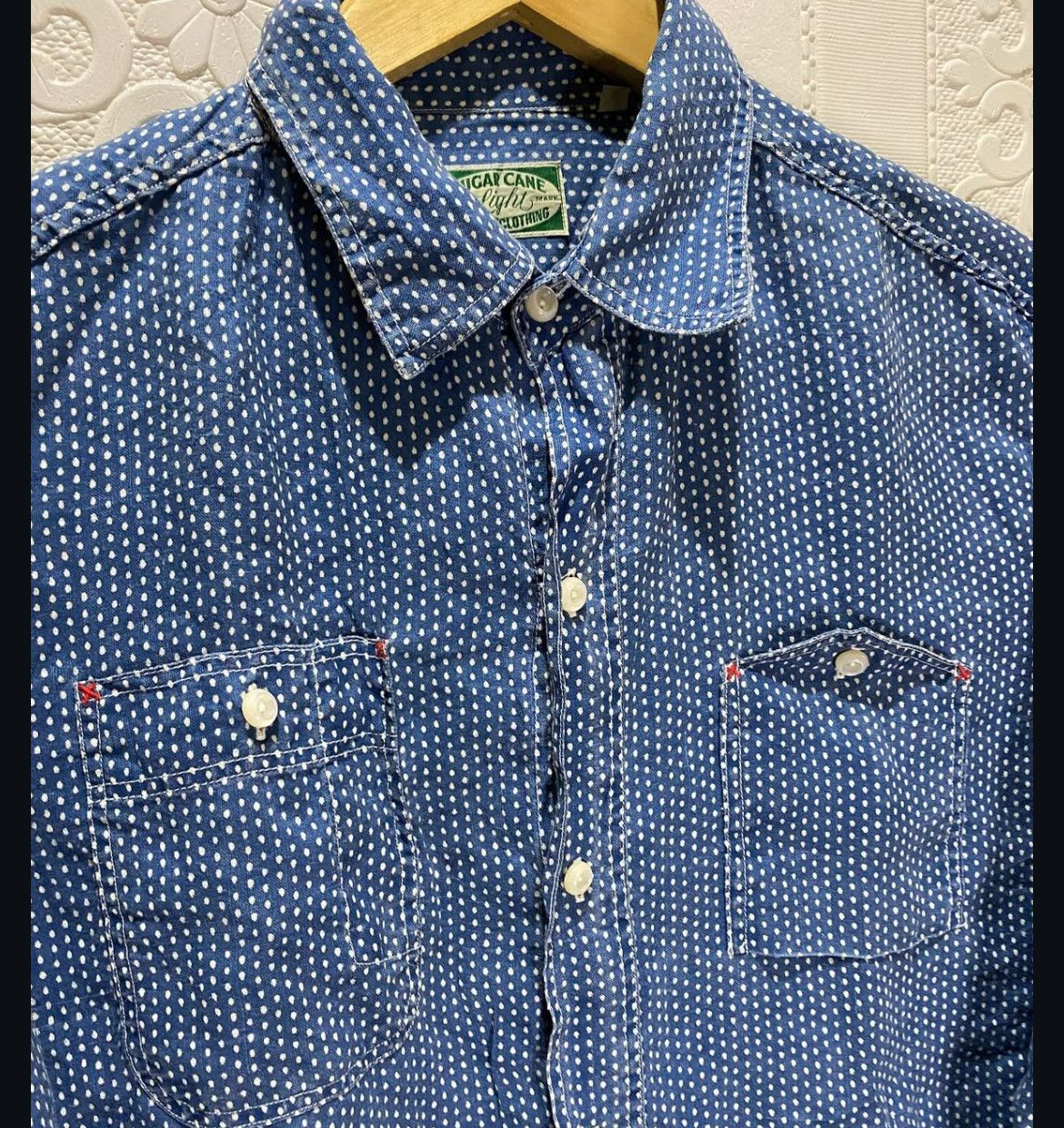 Sugar Cane 2000s Sugar Cane Polkadot Button Shirt Size US M / EU 48-50 / 2 - 2 Thumbnail