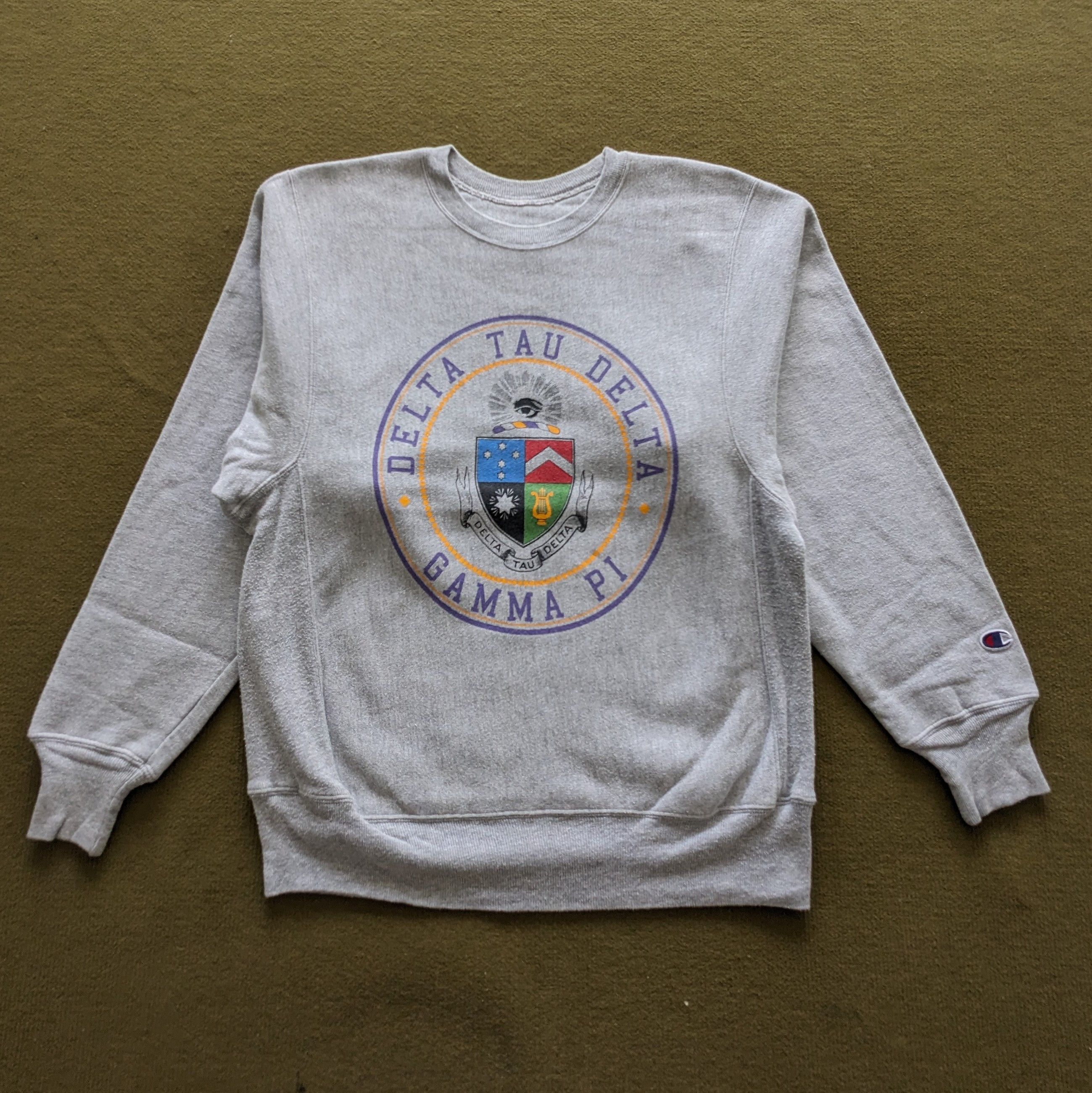 Champion Vintage Delta Au Delta Gamma Pi CHAMPION Sweatshirt Size US L / EU 52-54 / 3 - 1 Thumbnail