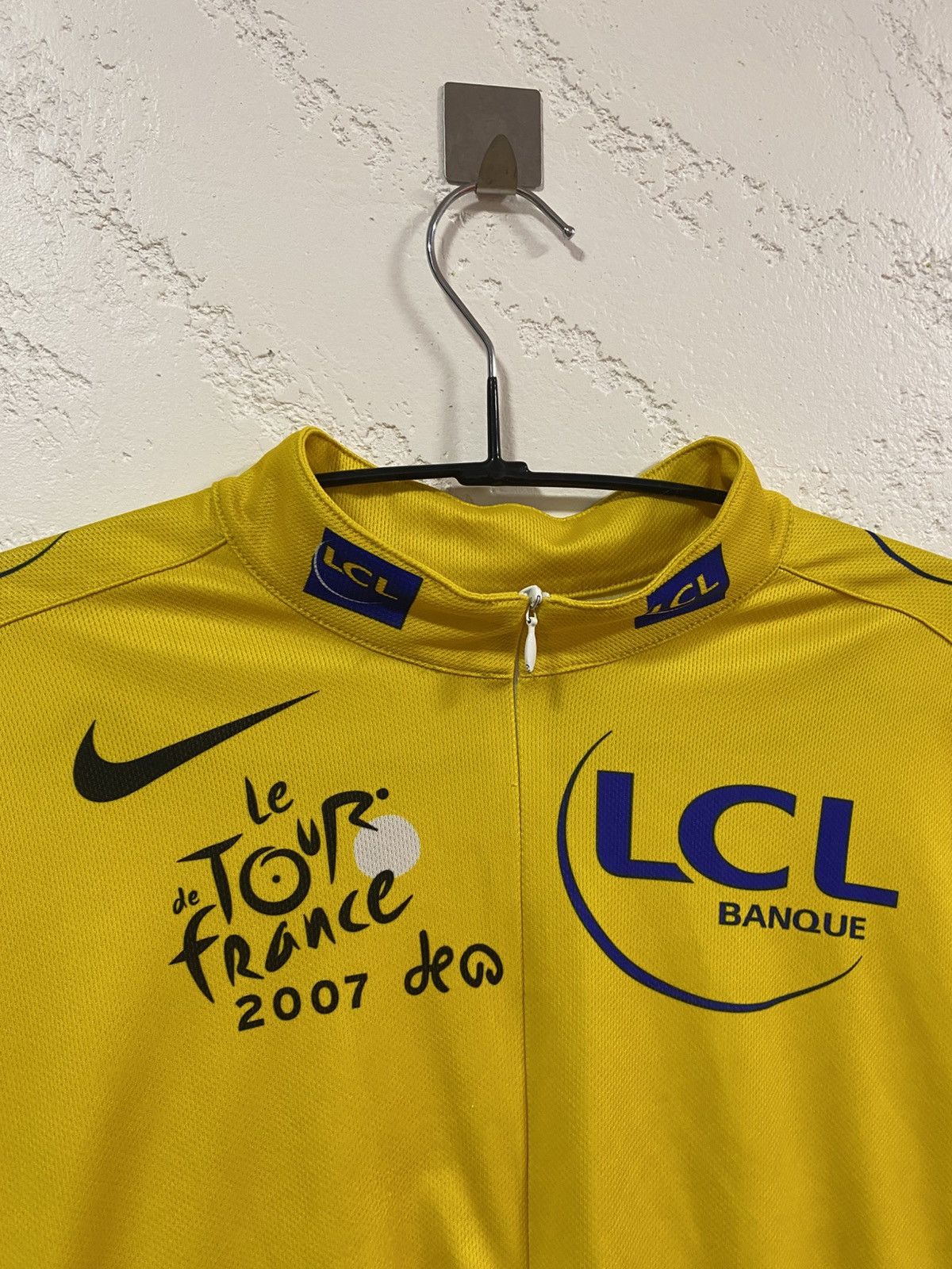 Nike Nike Tour De France 2007 Yellow Cycling Bike Velo Jersey L Size US L / EU 52-54 / 3 - 2 Thumbnail