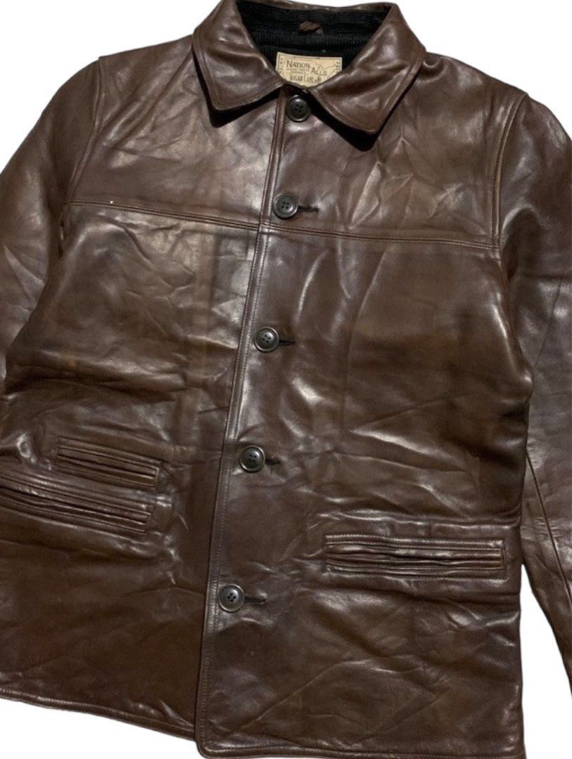 Sugar Cane Sugar Cane Front Quarter Horsehide Chore Jacket Size US M / EU 48-50 / 2 - 7 Thumbnail
