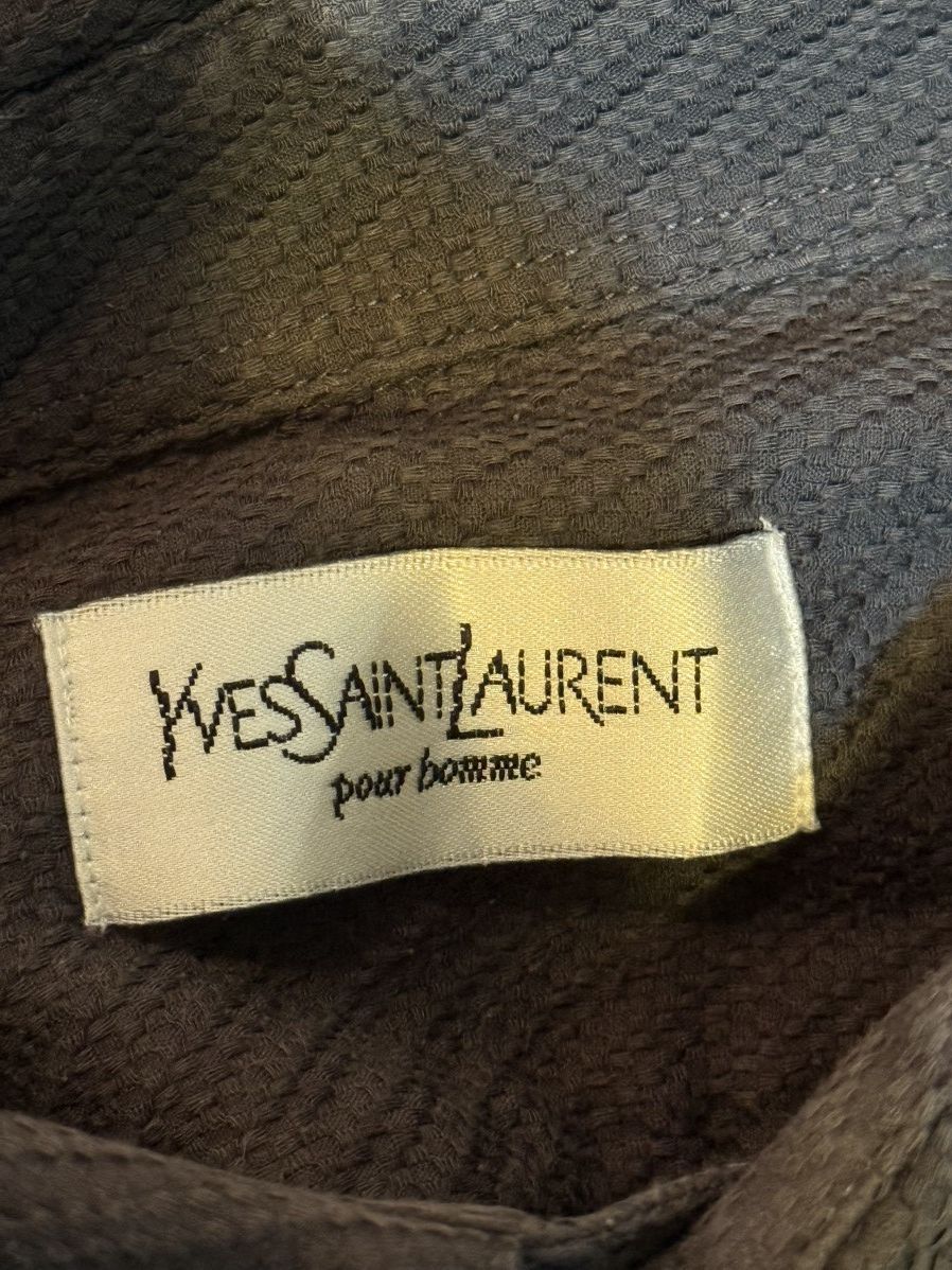 Yves Saint Laurent Carbon YSL Shirt Dark Grey Size US L / EU 52-54 / 3 - 5 Thumbnail