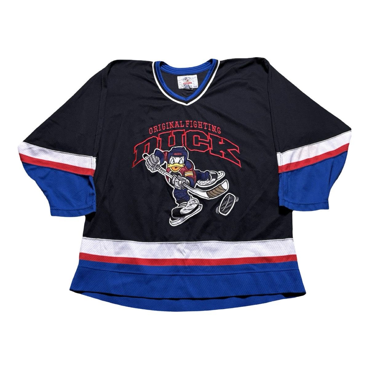 Starter 90s Starter Mickey & Co Jersey Mens L Black Fighting Duck Size US L / EU 52-54 / 3 - 1 Thumbnail