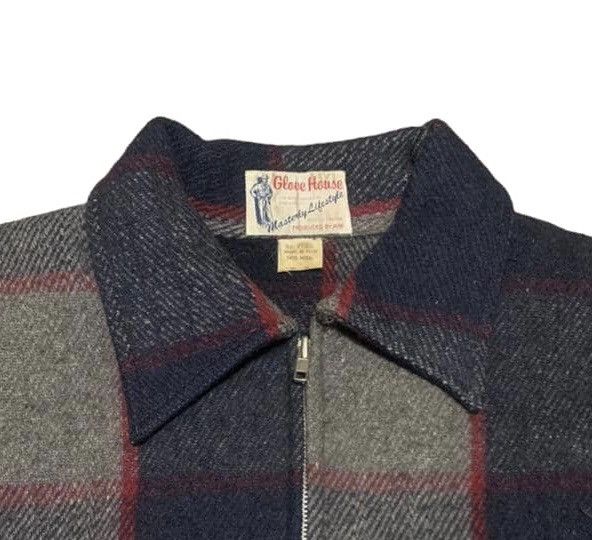 Japanese Brand Vintage 80s Plaid Wool Flannel Shirt Jacket By Glove House Size US L / EU 52-54 / 3 - 4 Thumbnail