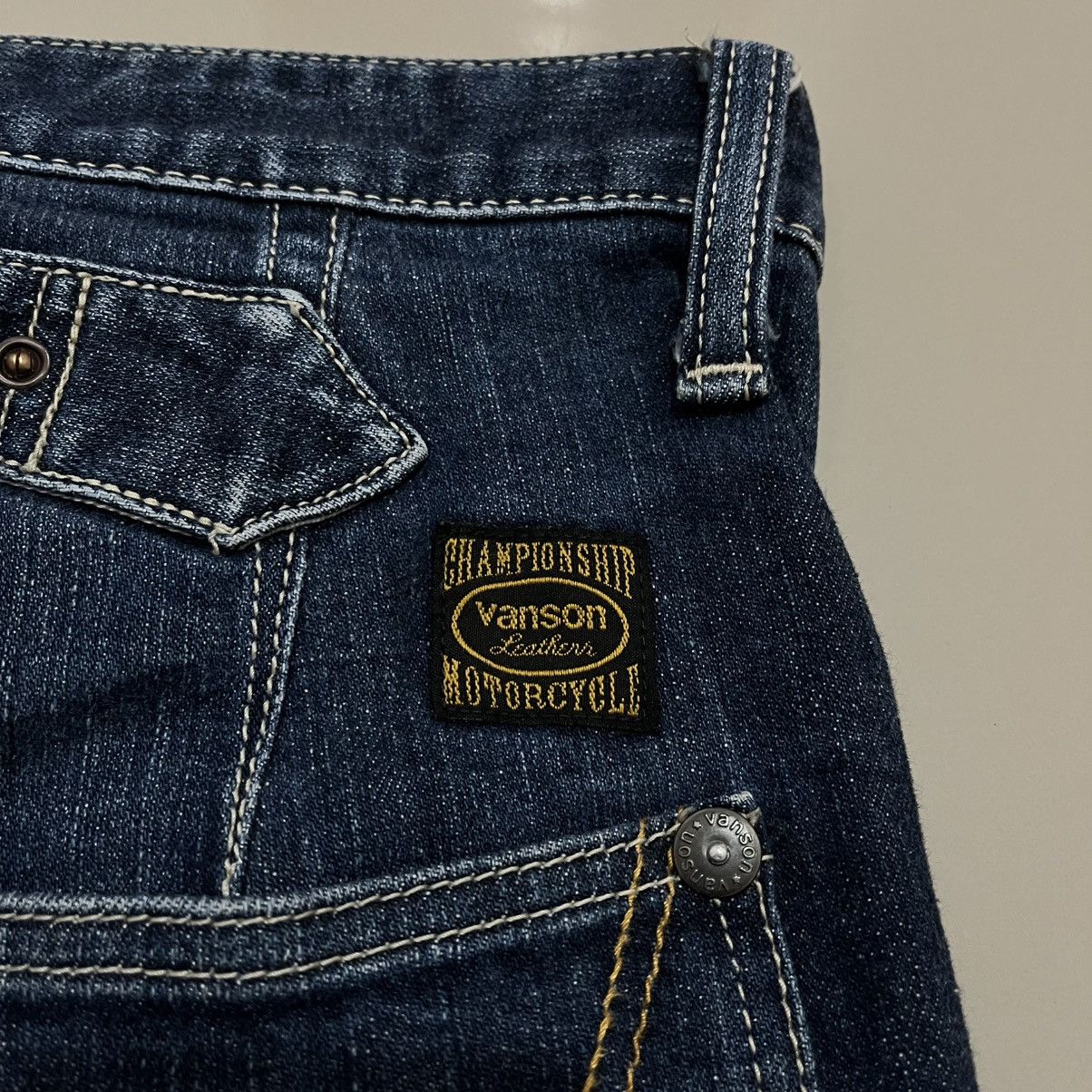 Vanson Leathers VANSON CARPENTER WABASH MOTORCYCLE JEANS Size US 30 / EU 46 - 9 Thumbnail