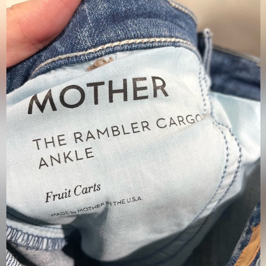 MOTHER Mother The Rambler HR Cargo Straight Ankle Jeans Size 26 Size 26" / US 2 / IT 38 - 6 Thumbnail