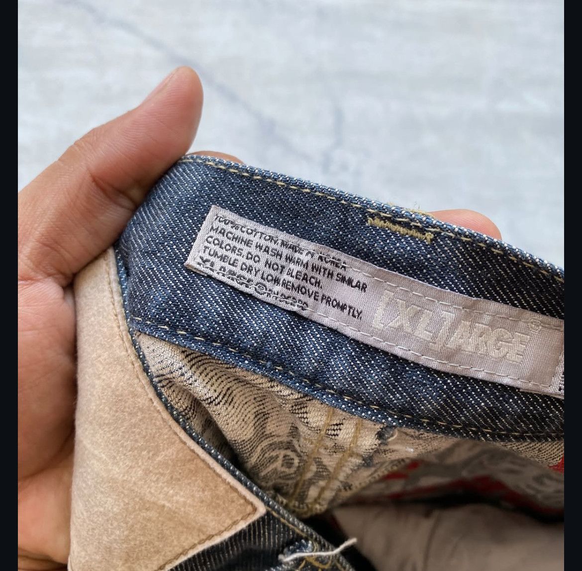 Xlarge 2000s Xlarge Poem Selvedge Denim Jeans Pants y2k Size US 33 - 4 Thumbnail