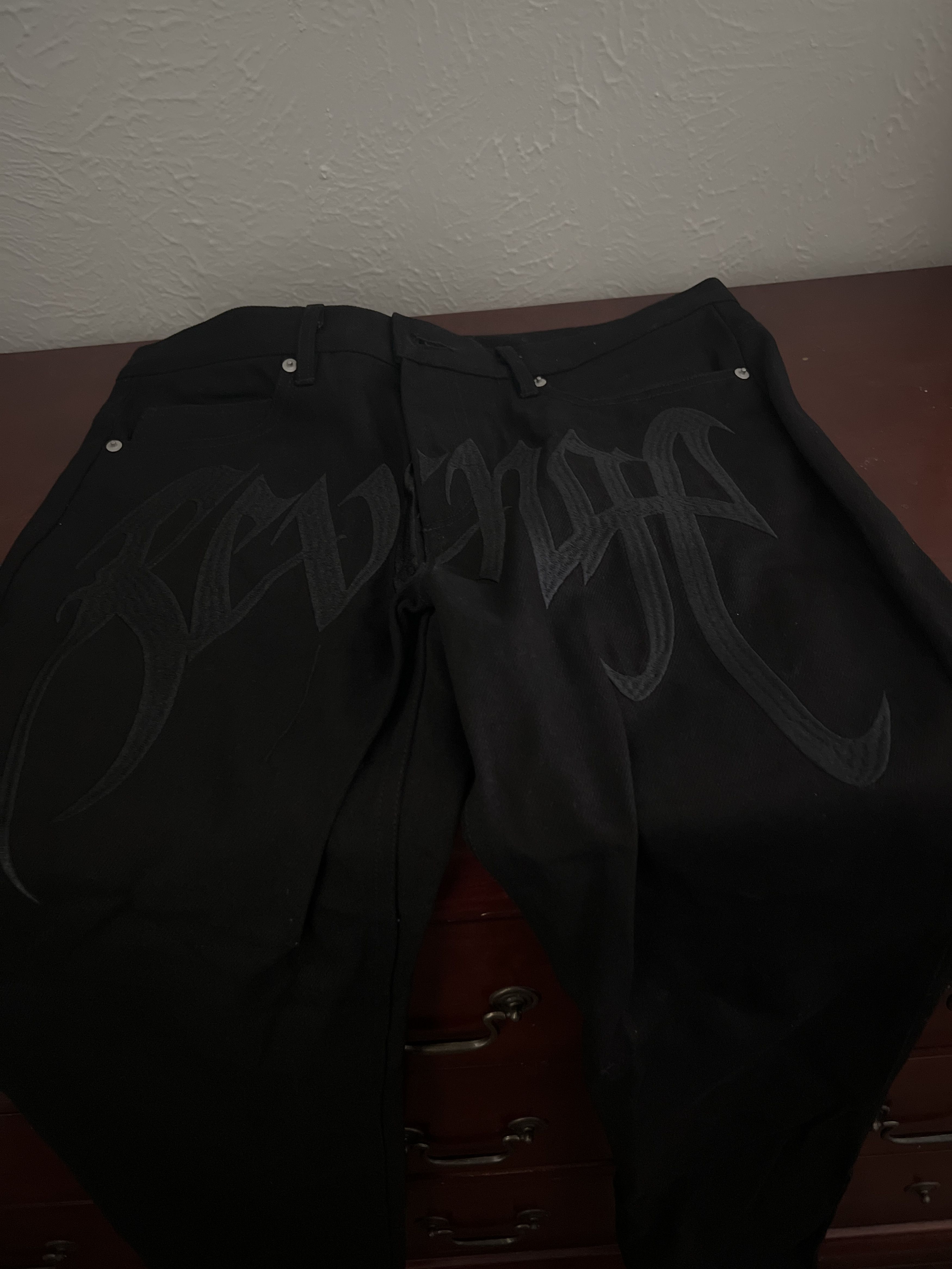 Revenge Revenge medium black denim pants Size US 32 / EU 48 - 2 Thumbnail