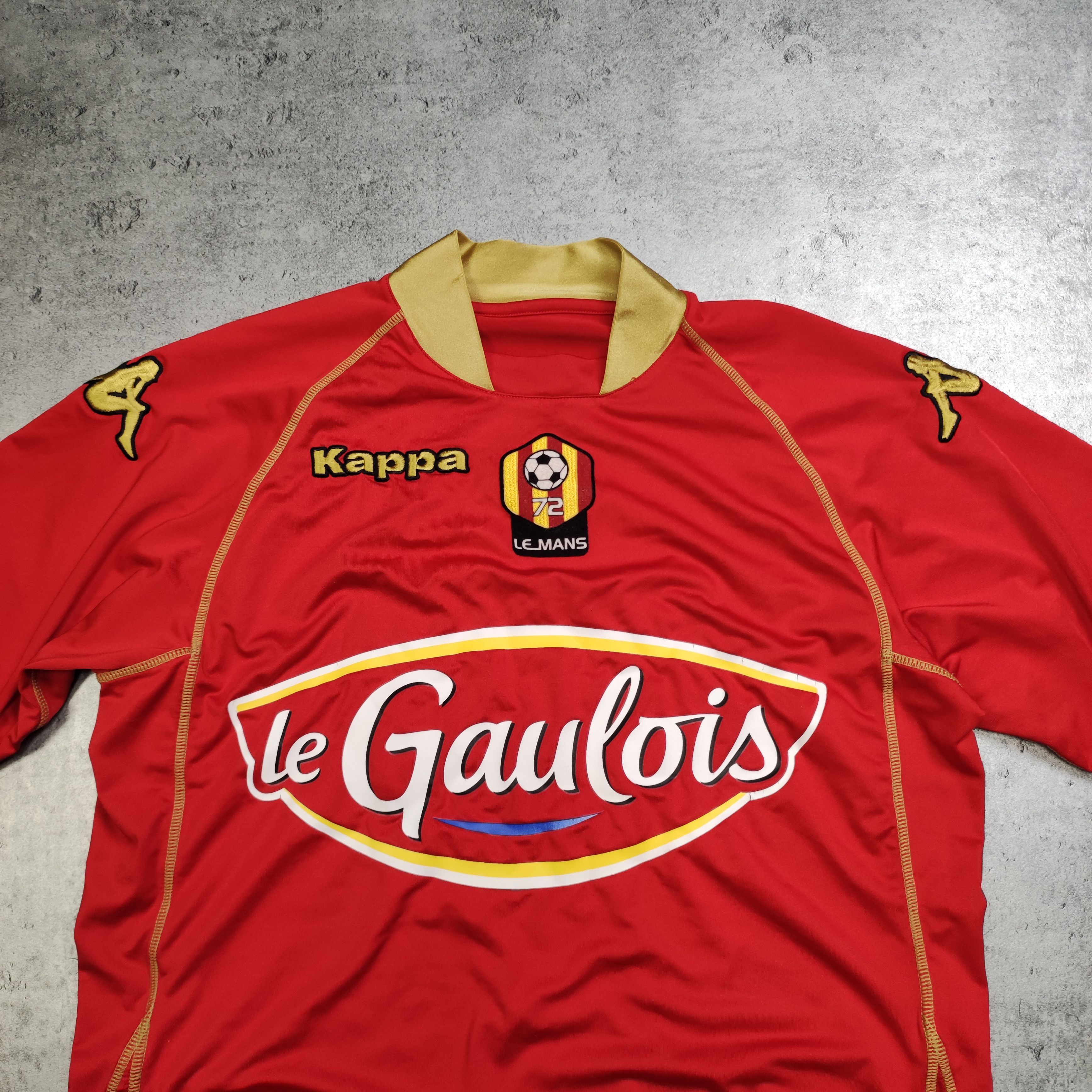 Vintage RARE Vintage 2008 Le Mans Kappa France Football Jersey Size US M / EU 48-50 / 2 - 3 Thumbnail