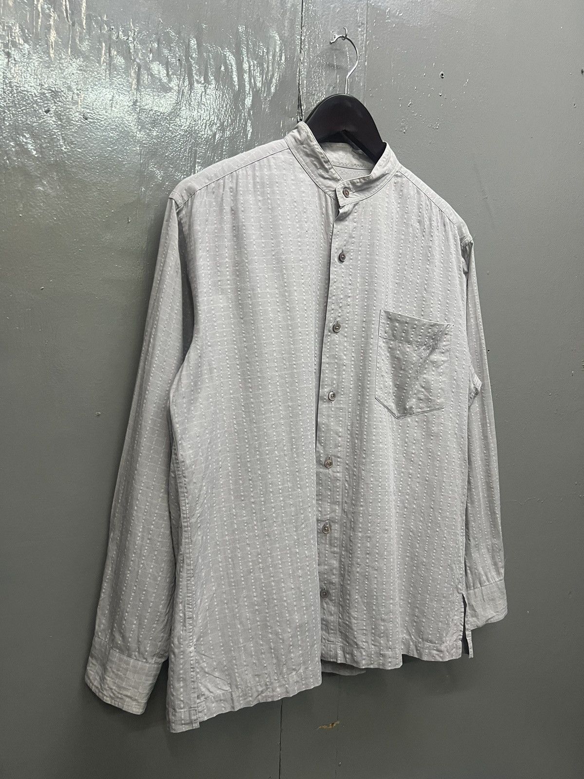Issey Miyake Issey Miyake Mandarin Collar Shirt Button Up Size US M / EU 48-50 / 2 - 2 Thumbnail