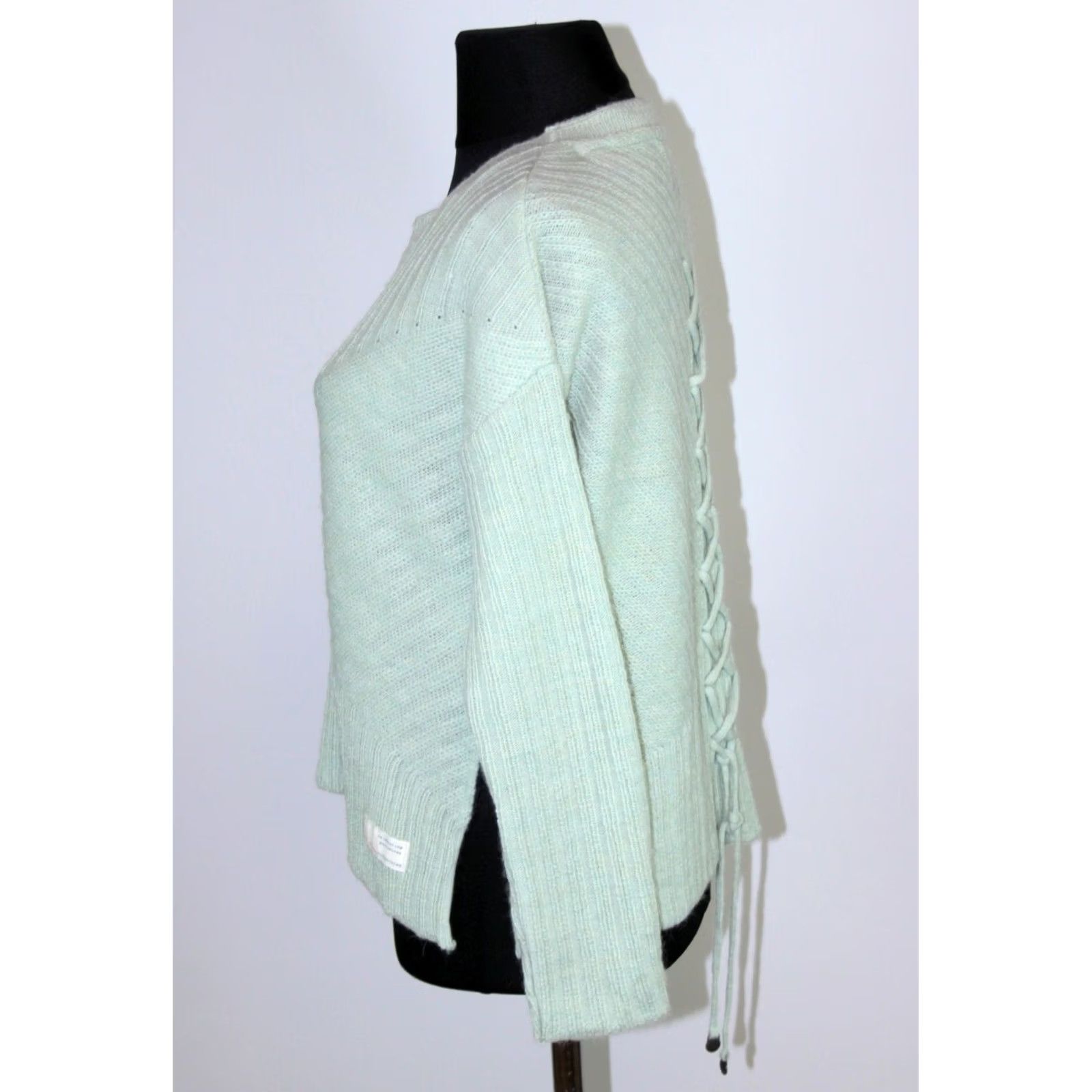Vintage Odd Molly Green Pullover Womens Size 0 Alpaca Wool Sweater Size XS / US 0-2 / IT 36-38 - 4 Thumbnail
